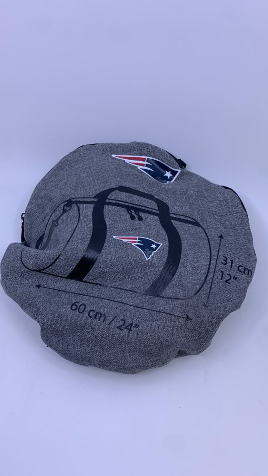 NWT GRAY PATRIOTS GYM BAG W/ ZIP UP BAG