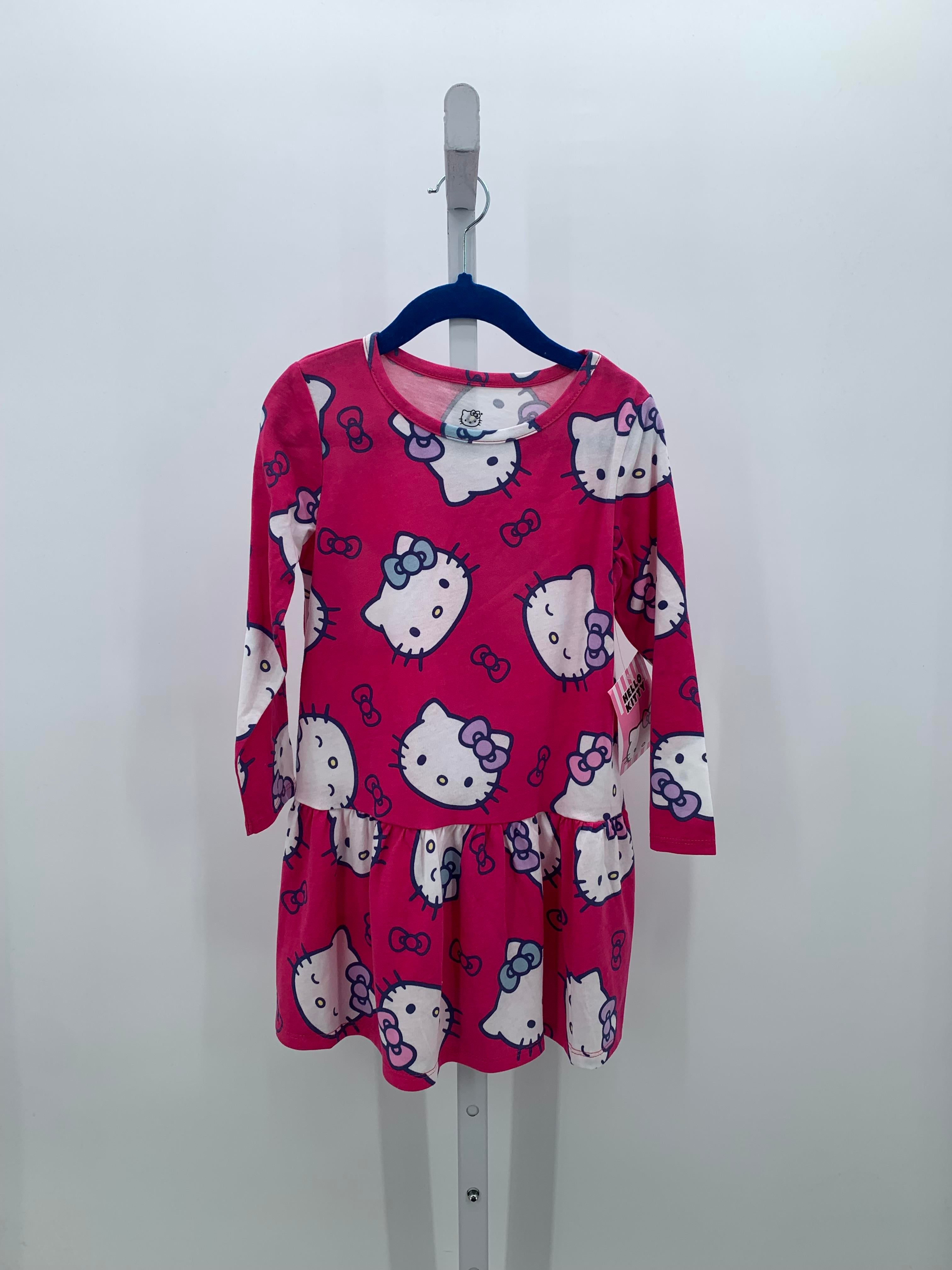 Hello Kitty Size 4T Girls Long Sleeve Dress