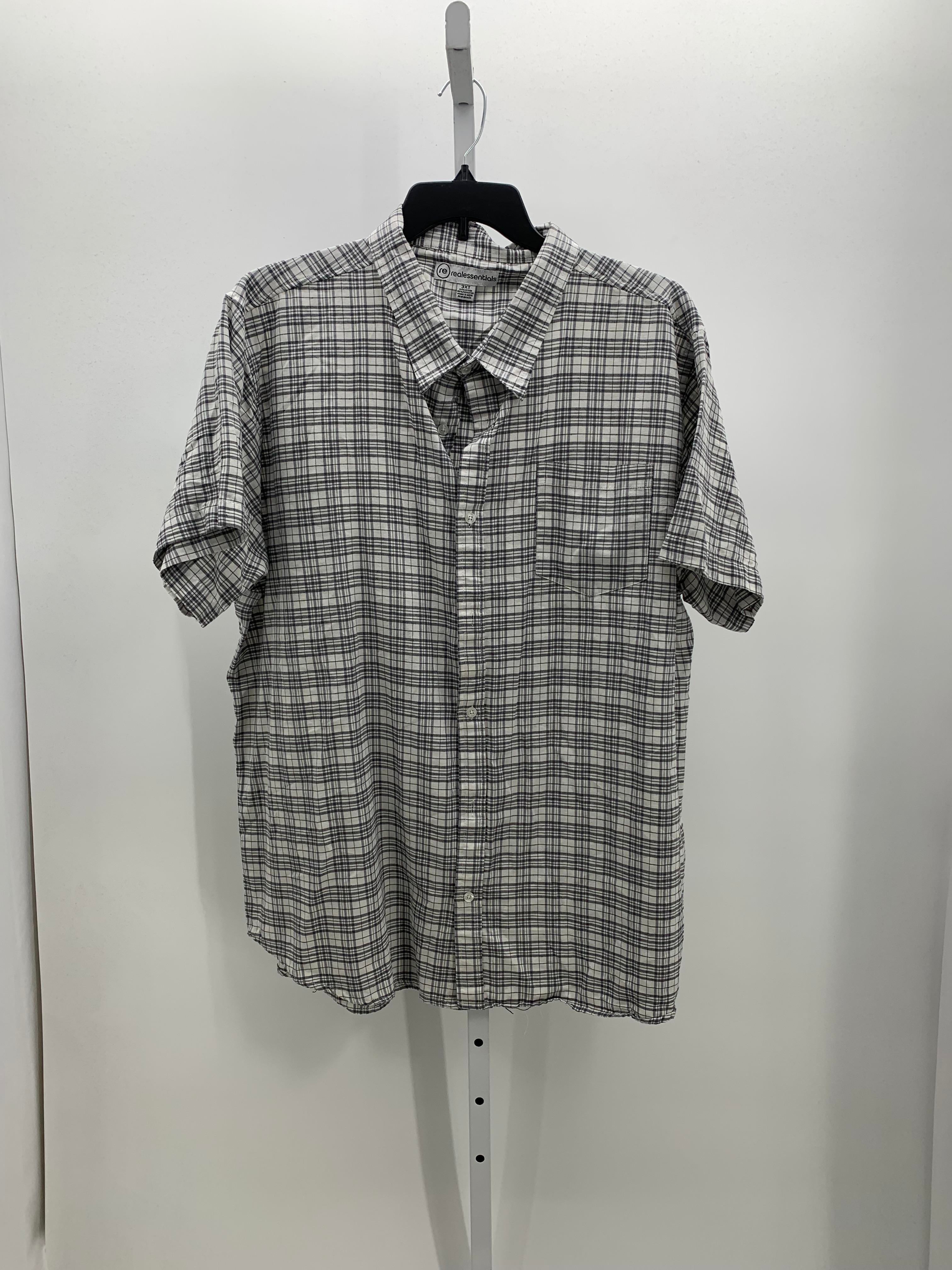 TALL PLAID BTN DOWN.