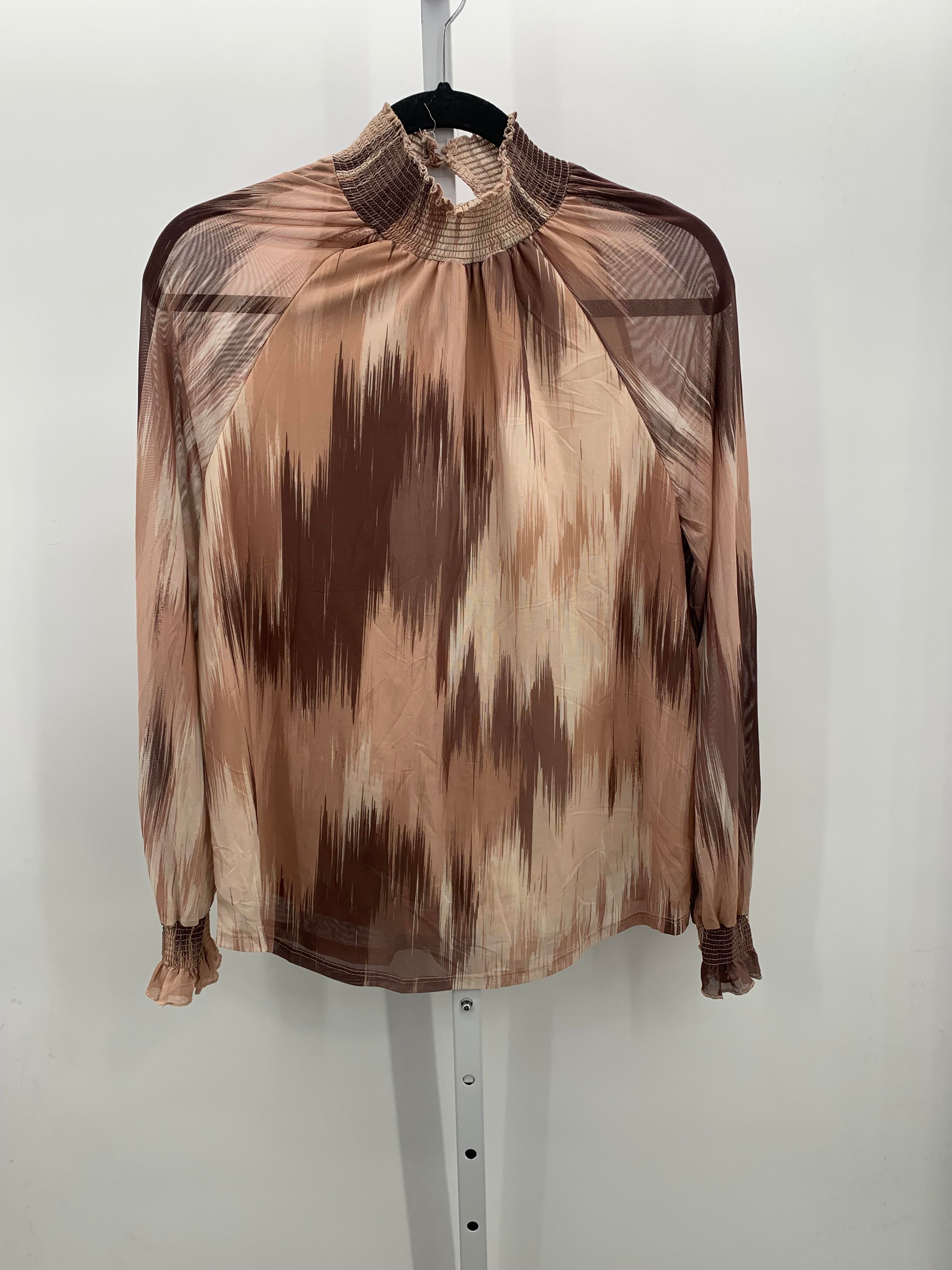 Kathy Ireland Size Large Misses Long Sleeve Shirt