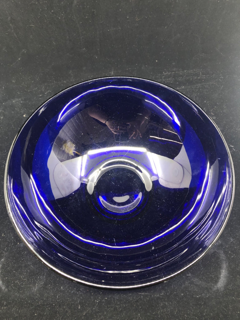 COBALT BLUE SERVING BOWL.