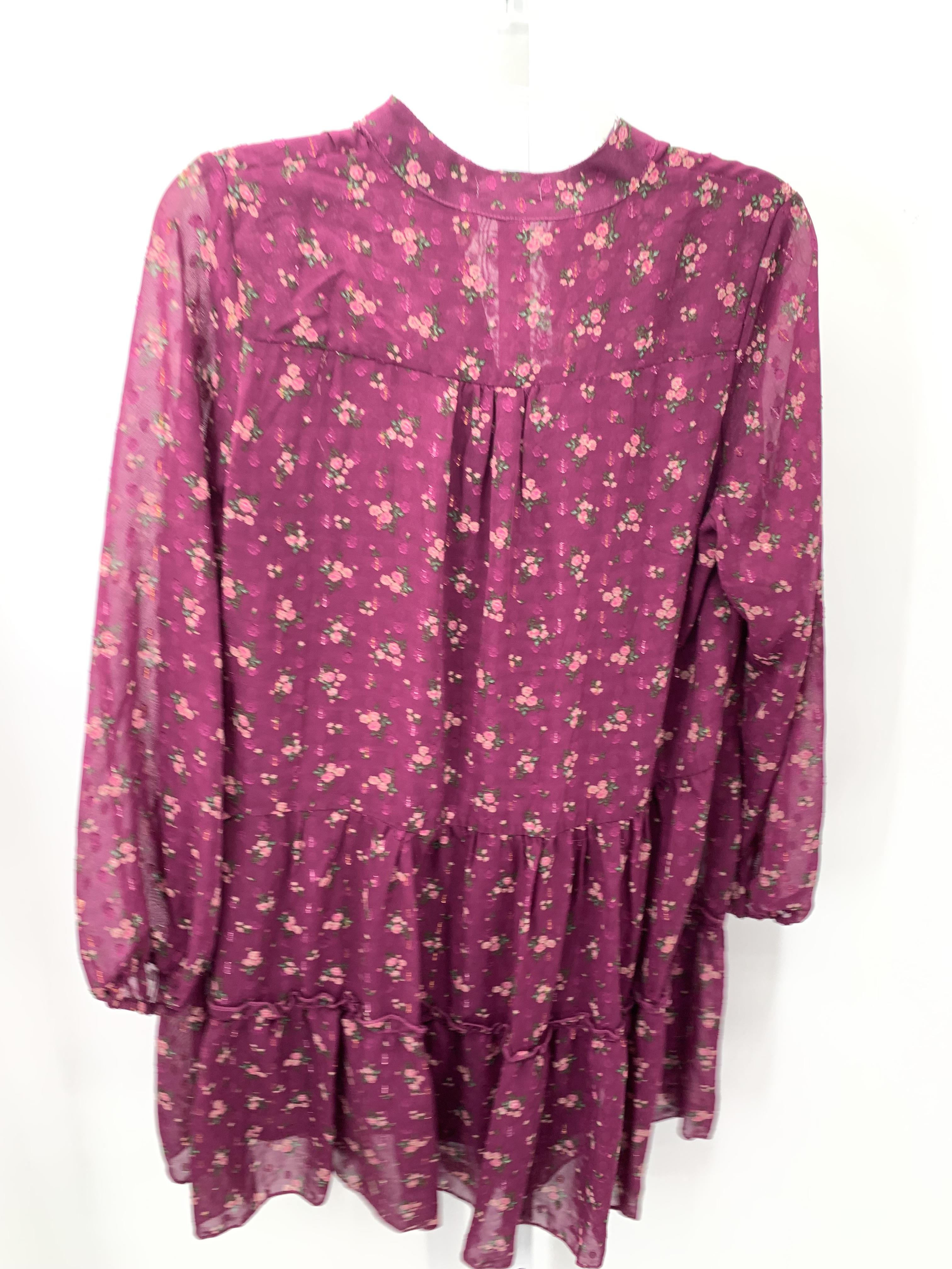 Size Medium Misses Long Sleeve Dress