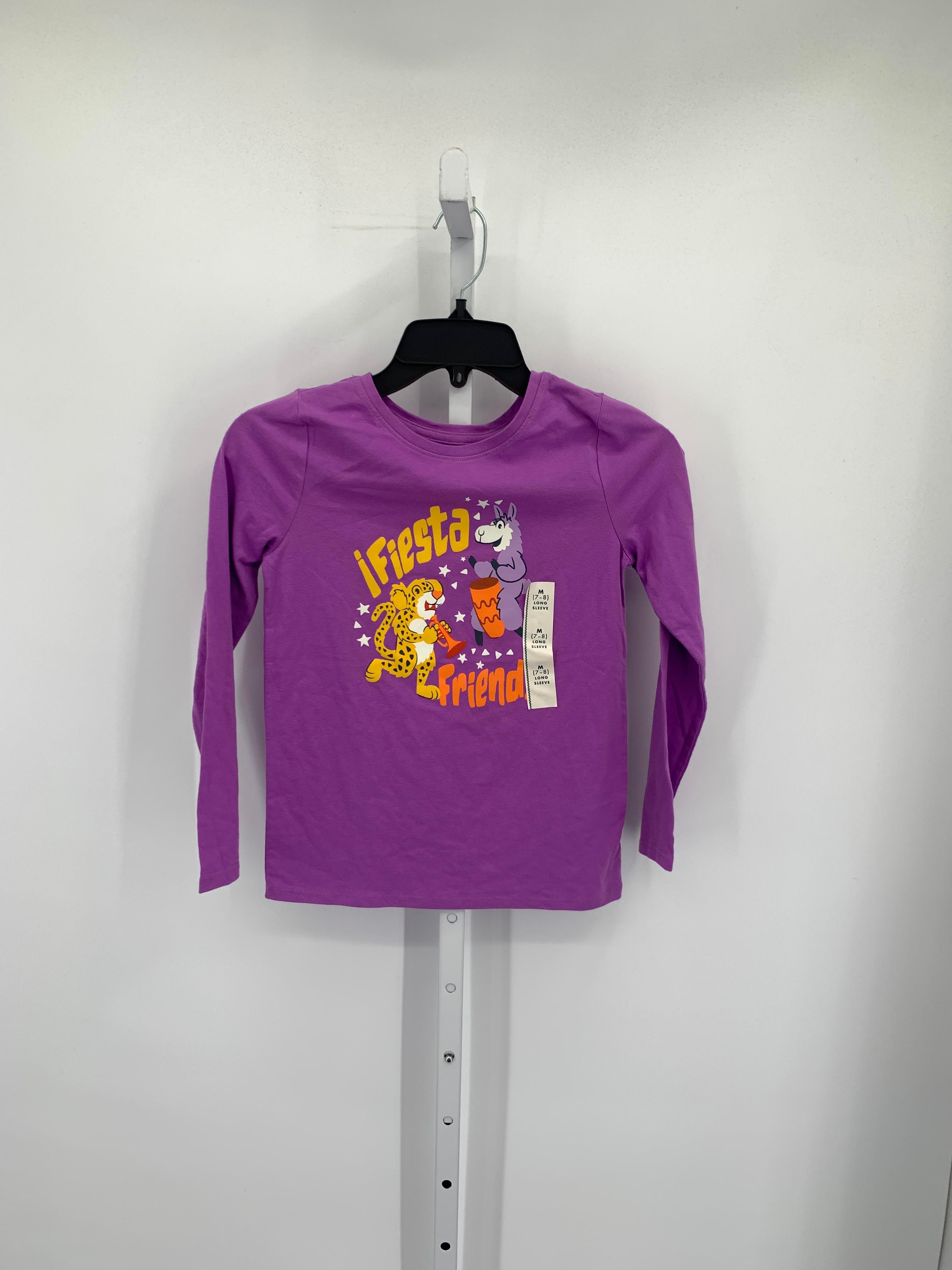 Cat & Jack Size 7-8 Girls Long Sleeve Shirt