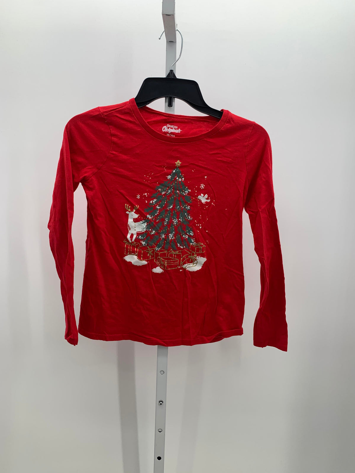 LONG SLV SHIRT TREE AND DEER