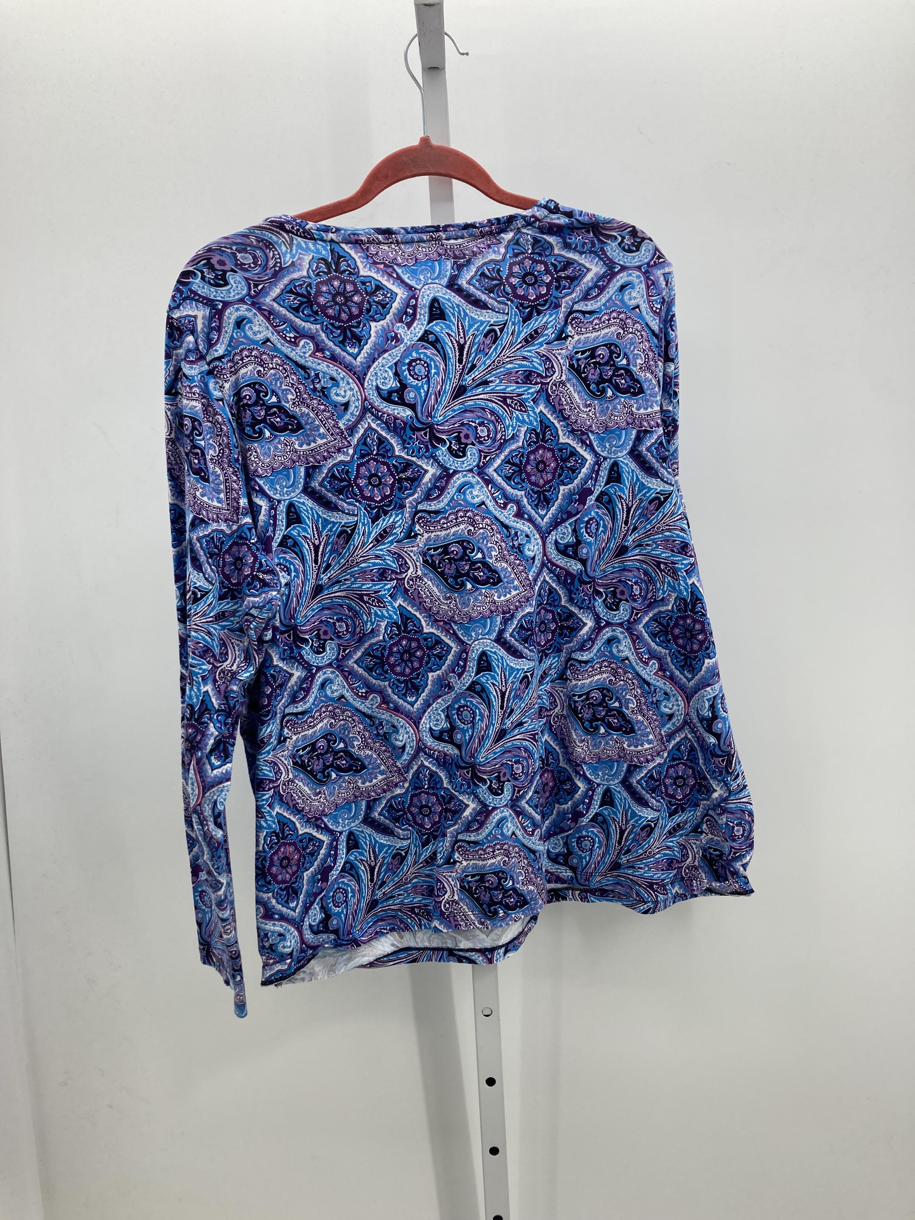 Talbots Size 2X Womens Long Sleeve Shirt