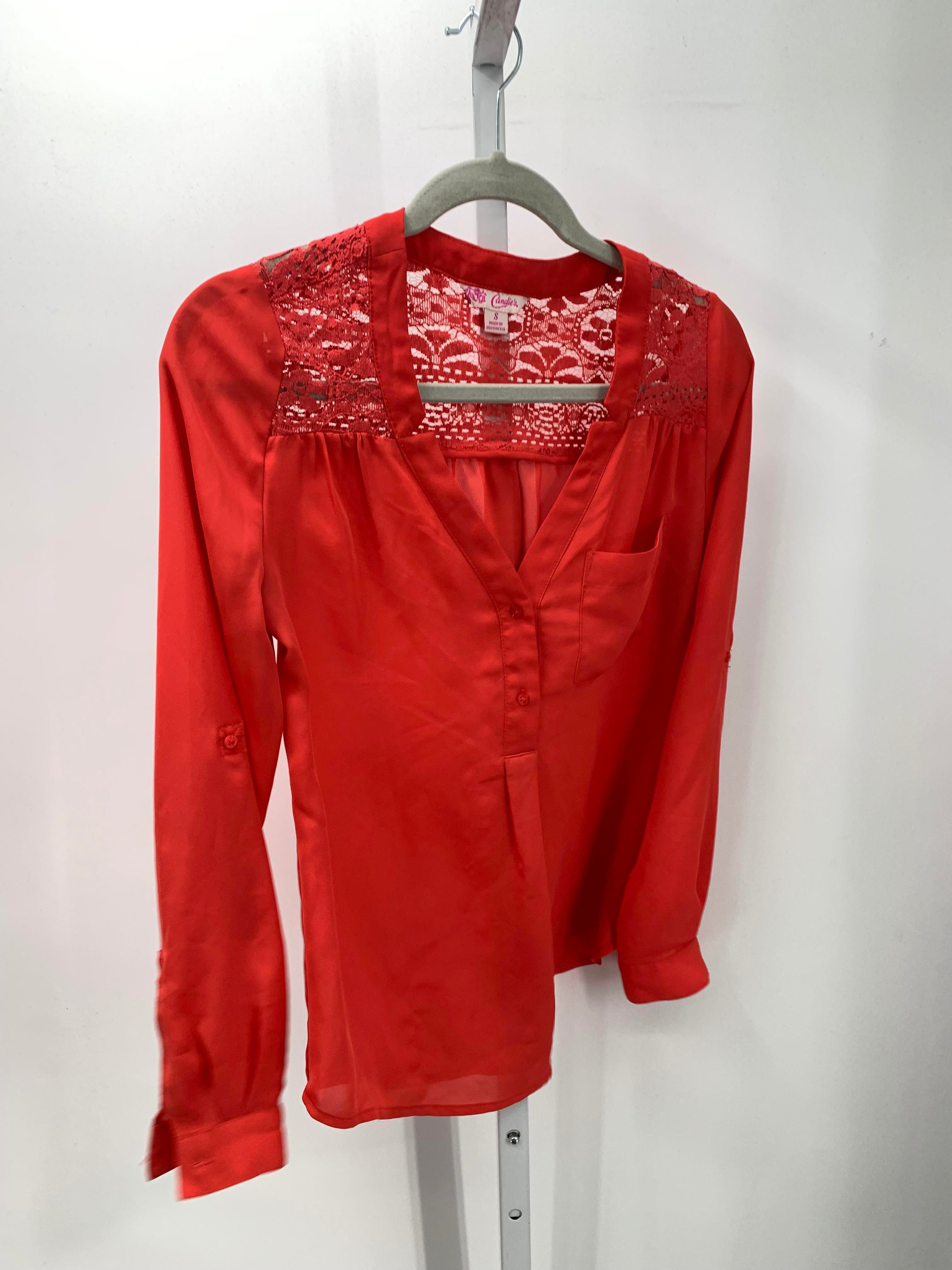 Candies Size Small Juniors Long Sleeve Shirt