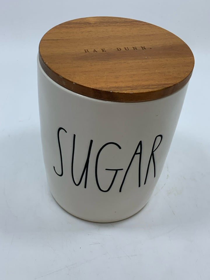 RAE DUNN SUGAR CANISTER.