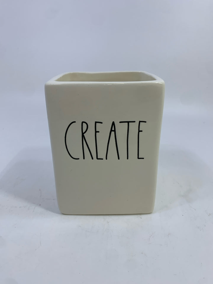 "CREATE" PENCIL HOLDER.