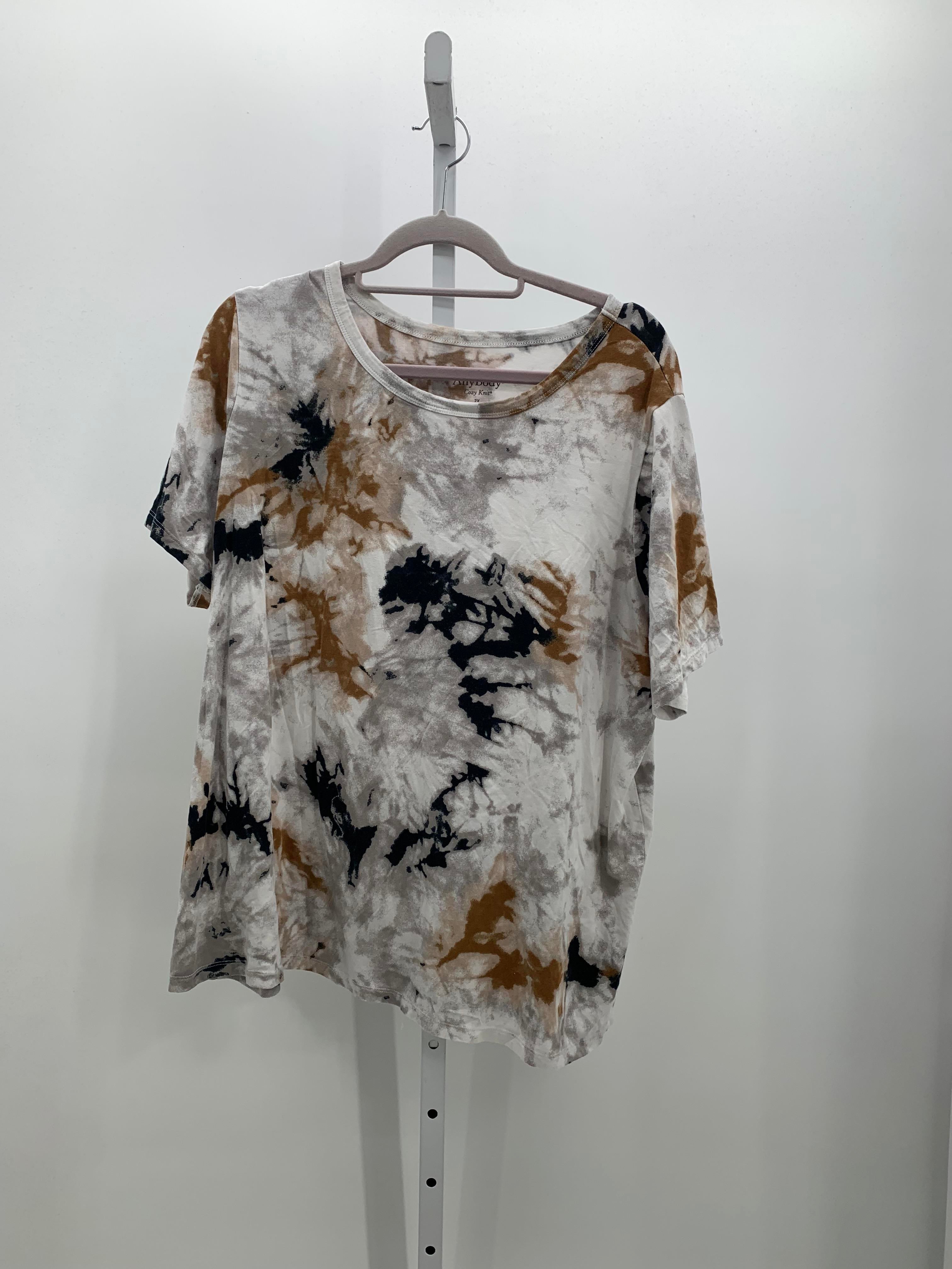 Size 2X Womens Short Sleeve Shirt