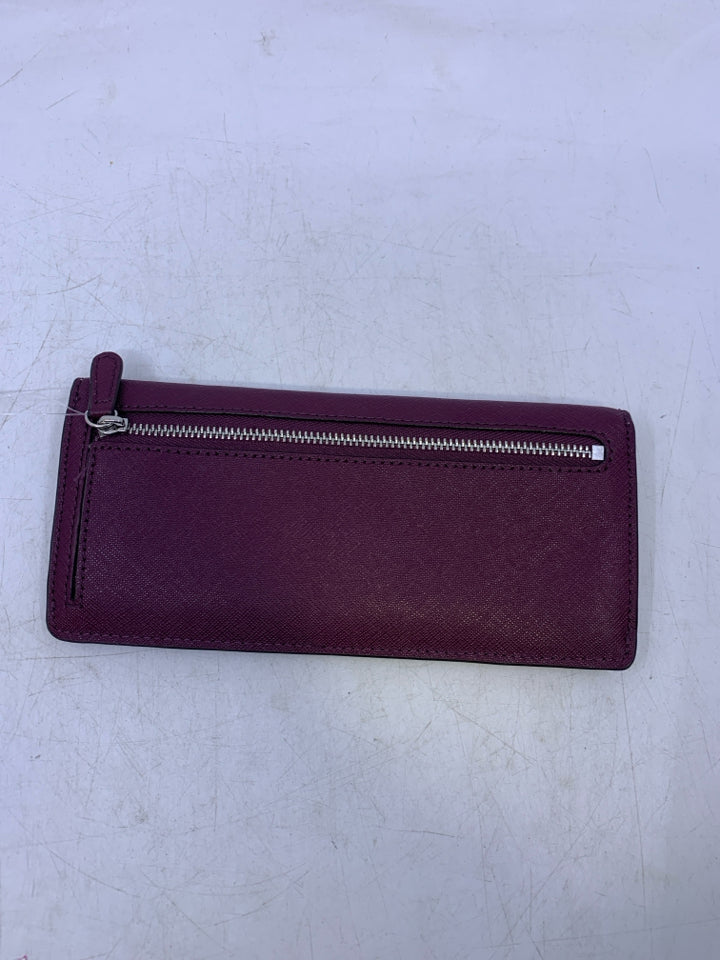 Michael Kors Merlot Jet Set Wallet