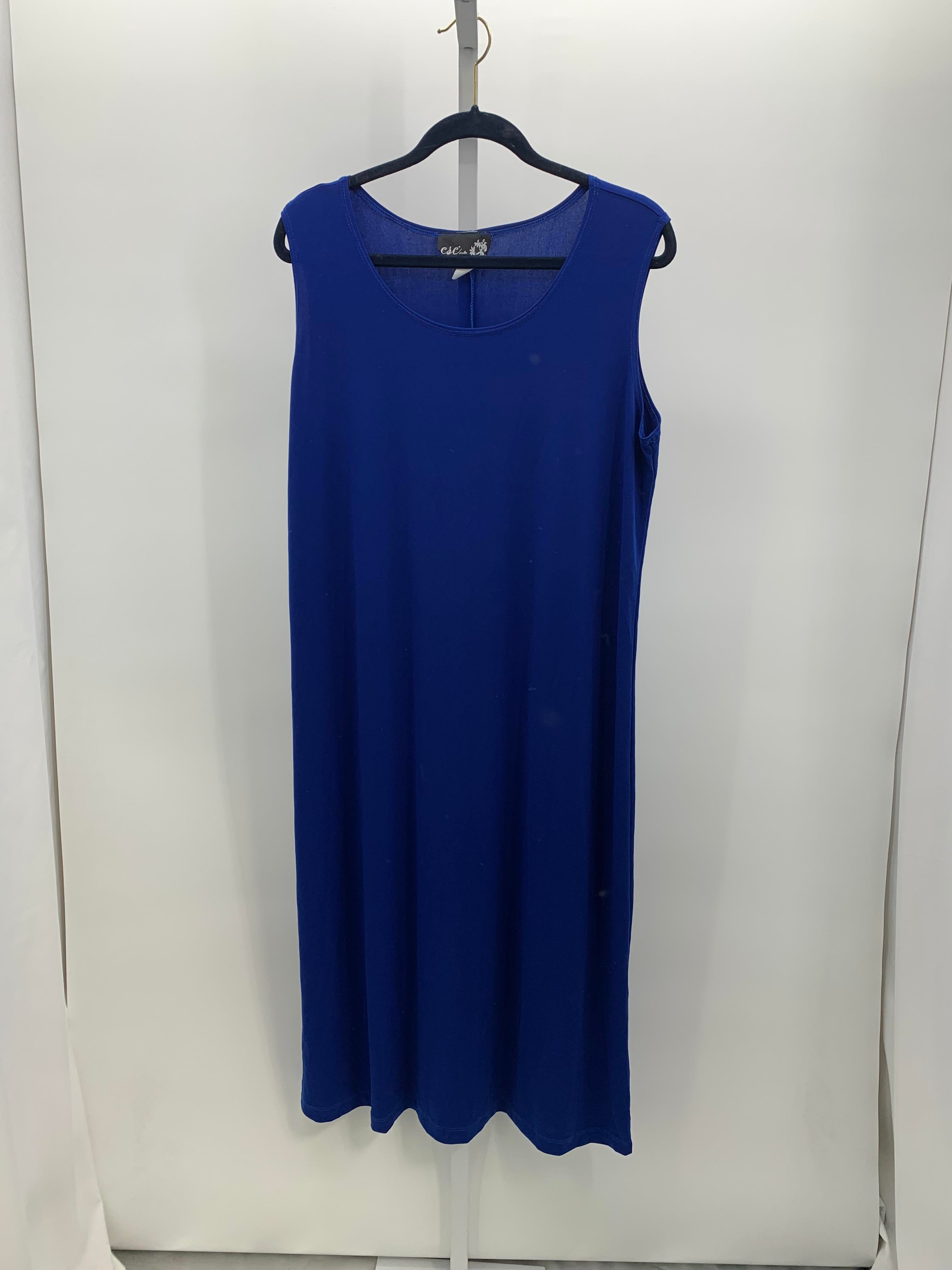 Size 1XP Womens Sleeveless Dress