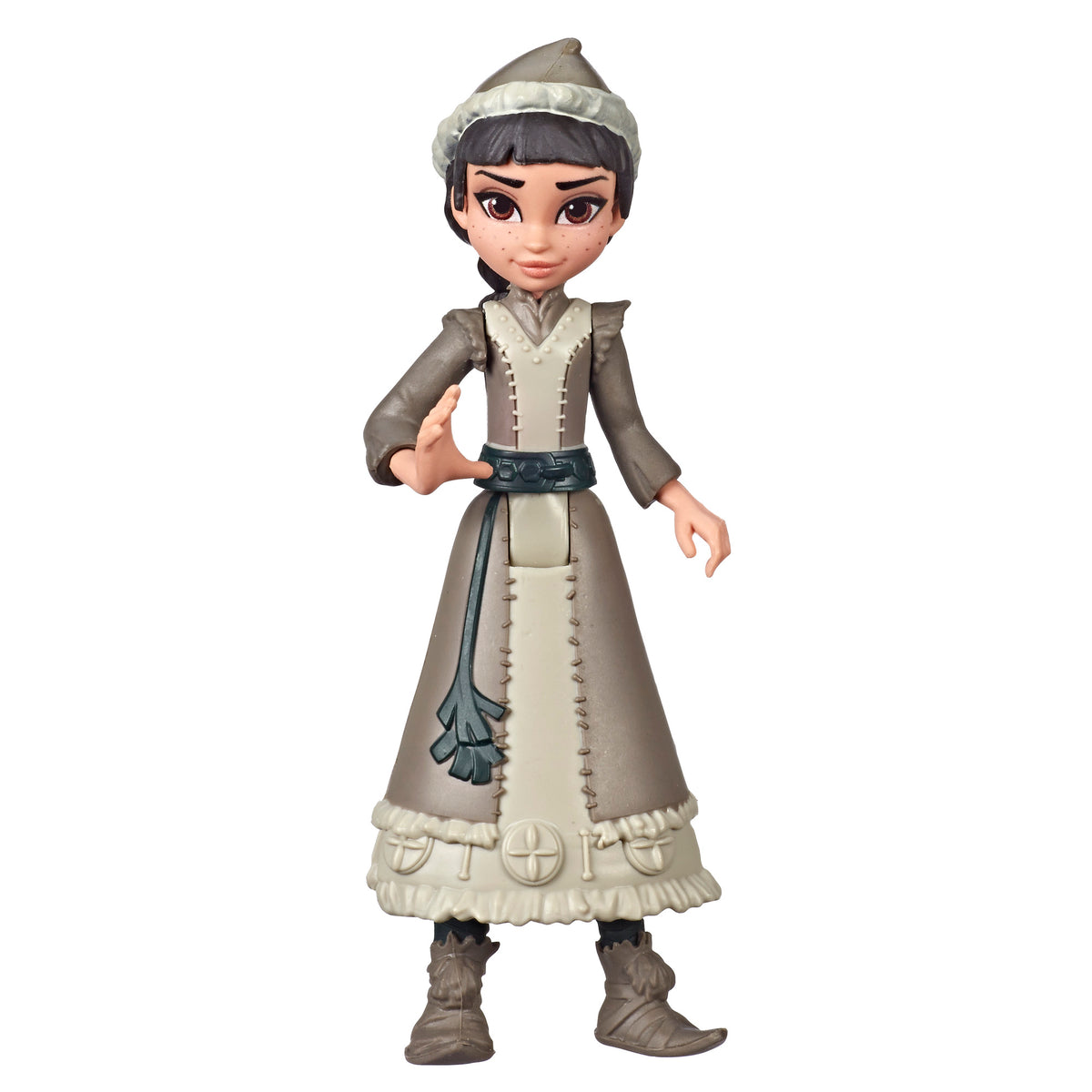 Disney Frozen 2 Honeymaren Small Doll Wearing White Dress -