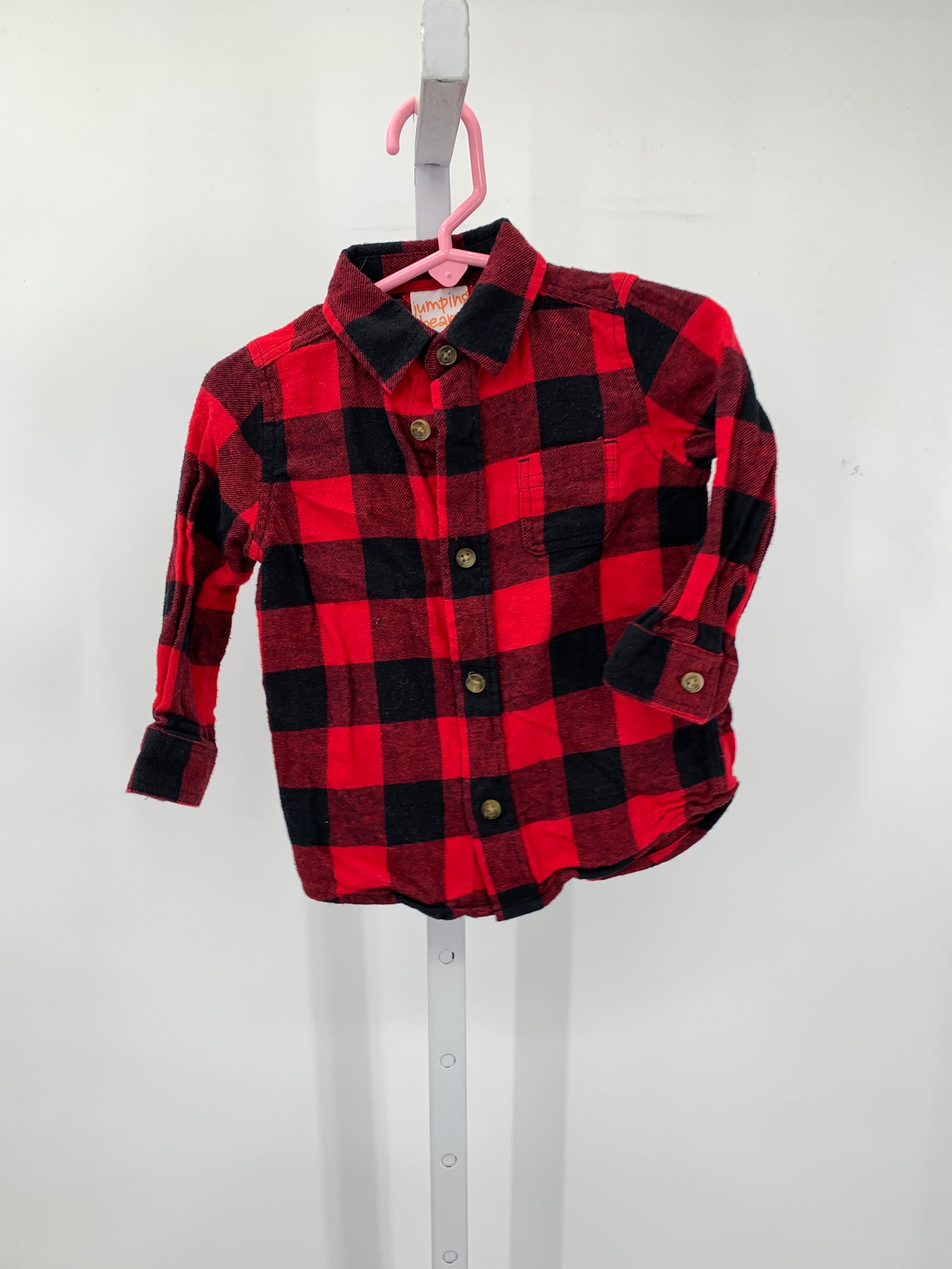 BLACK PLAID BTN DOWN