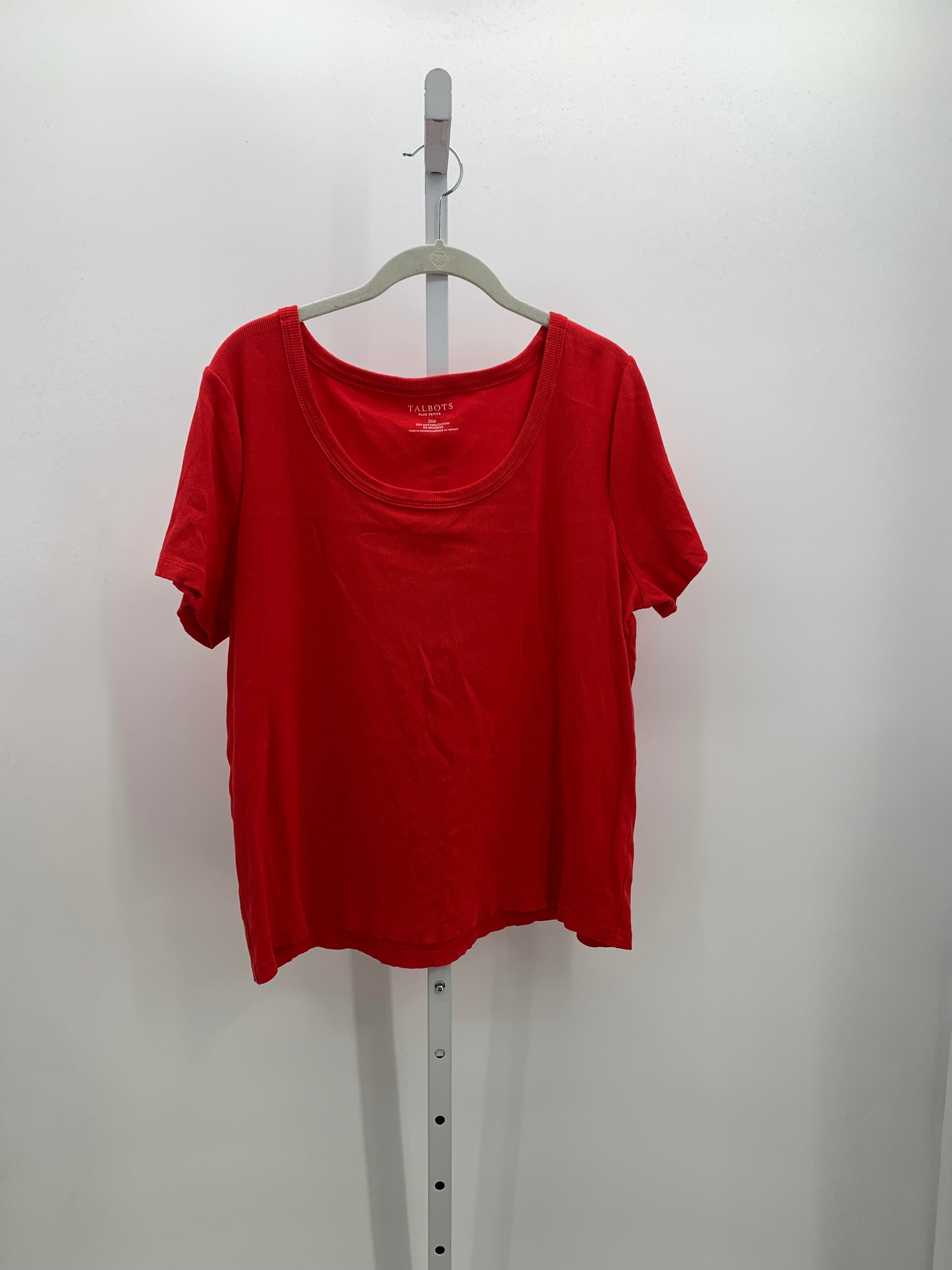 Talbots Size 2XP Womens Short Sleeve Shirt