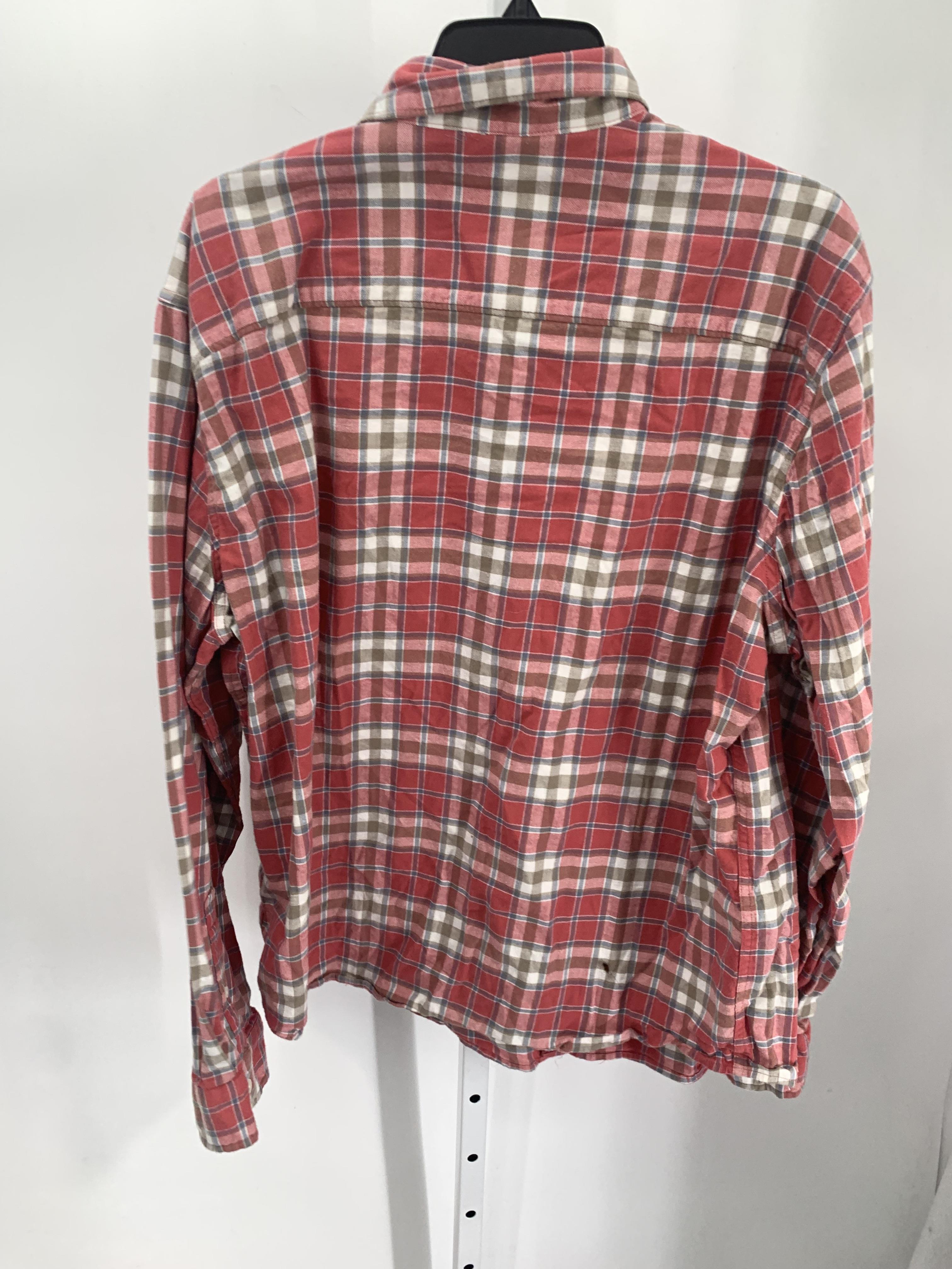 PLAID BTN DOWN