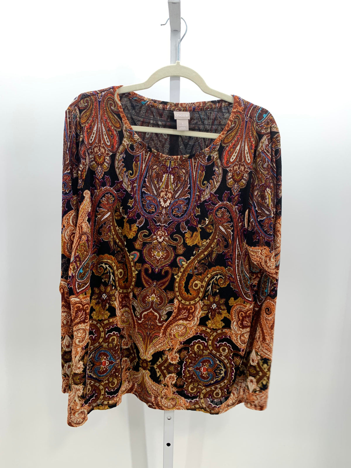Chico's Size Extra Large Misses Long Sleeve Shirt