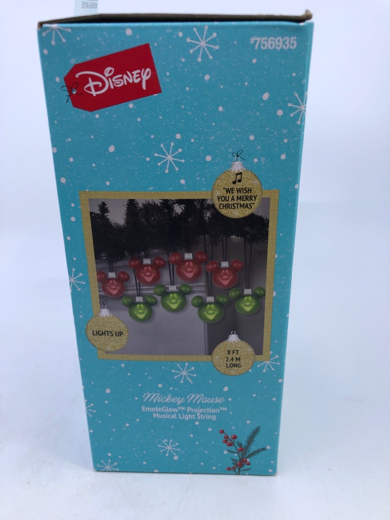 NIB MICKEY MOUSE MUSICAL LIGHT STRING.