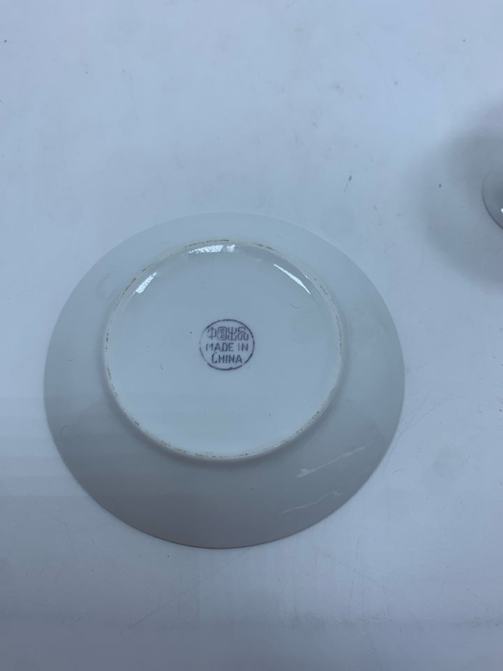 VTG PORCELAIN PINK ROSE TEA CUP/SAUCER.