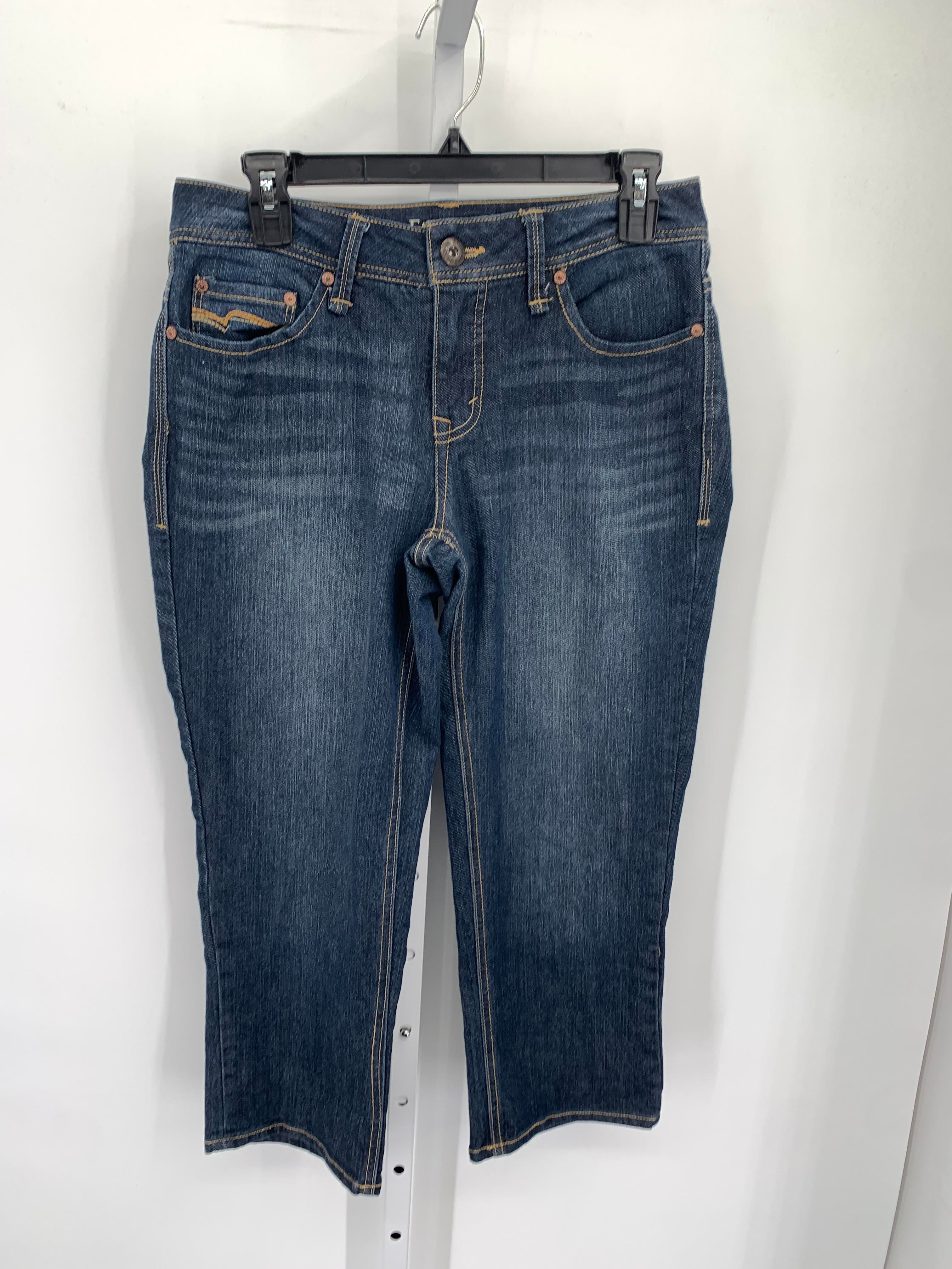 Faded Glory Size 6 Misses Cropped Jeans