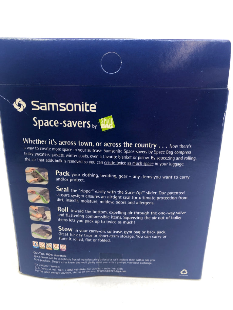 NIB SAMSONITE 3 SUITCASE SIZE SPACE-SAVER BAGS