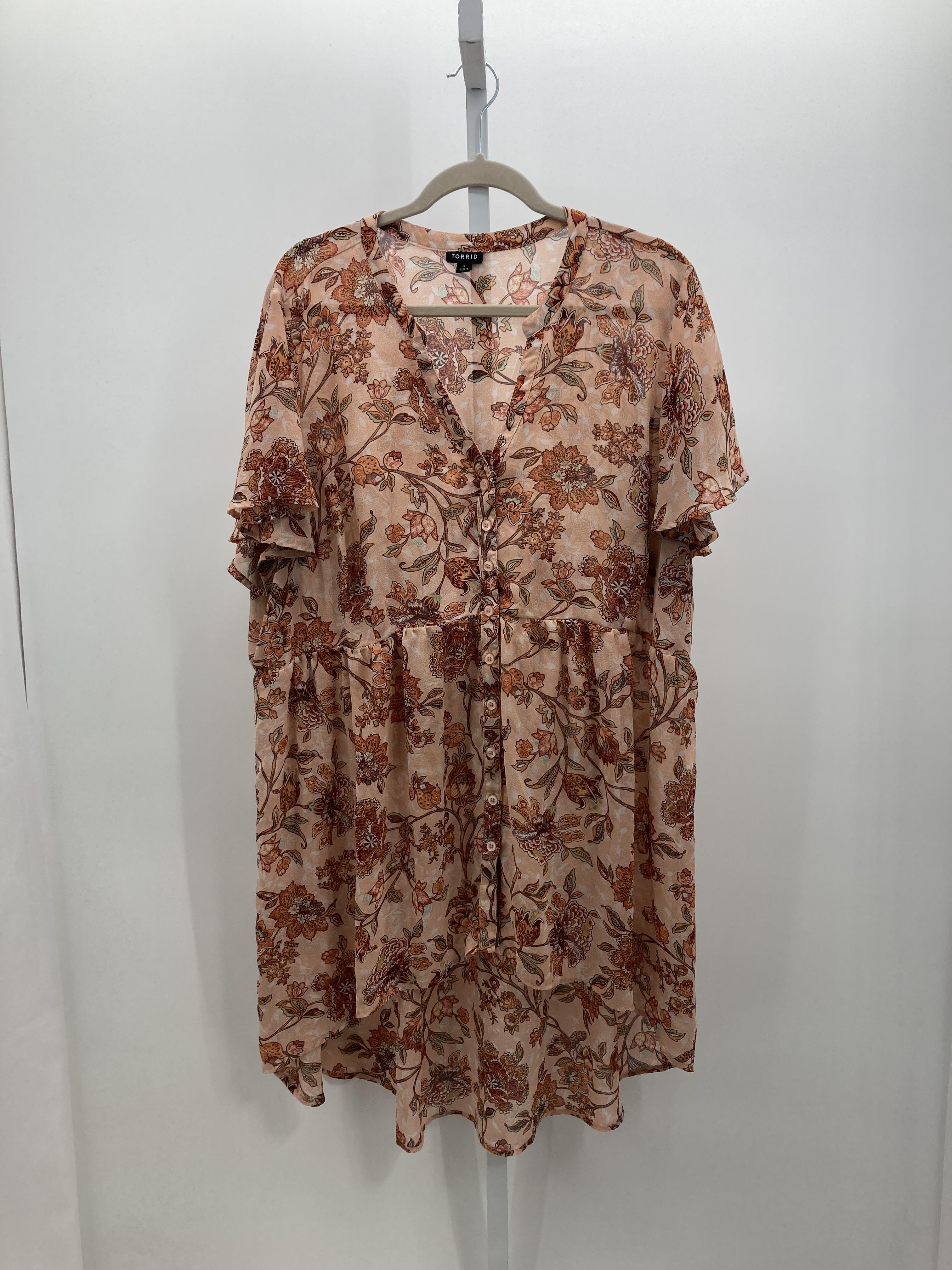Torrid Size 4X Womens Short Sleeve Shirt