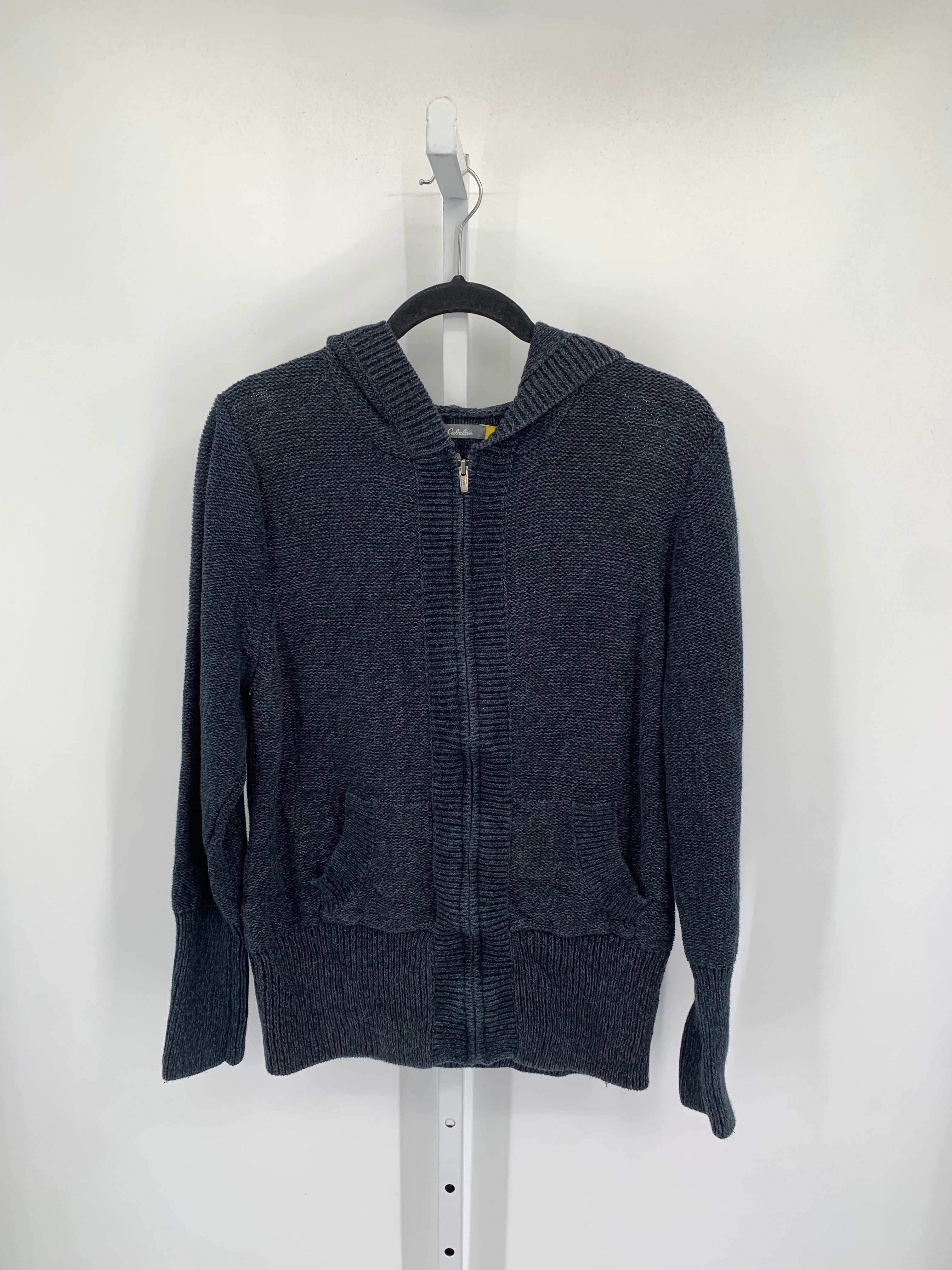 HOODED ZIP RIBBED KNIT