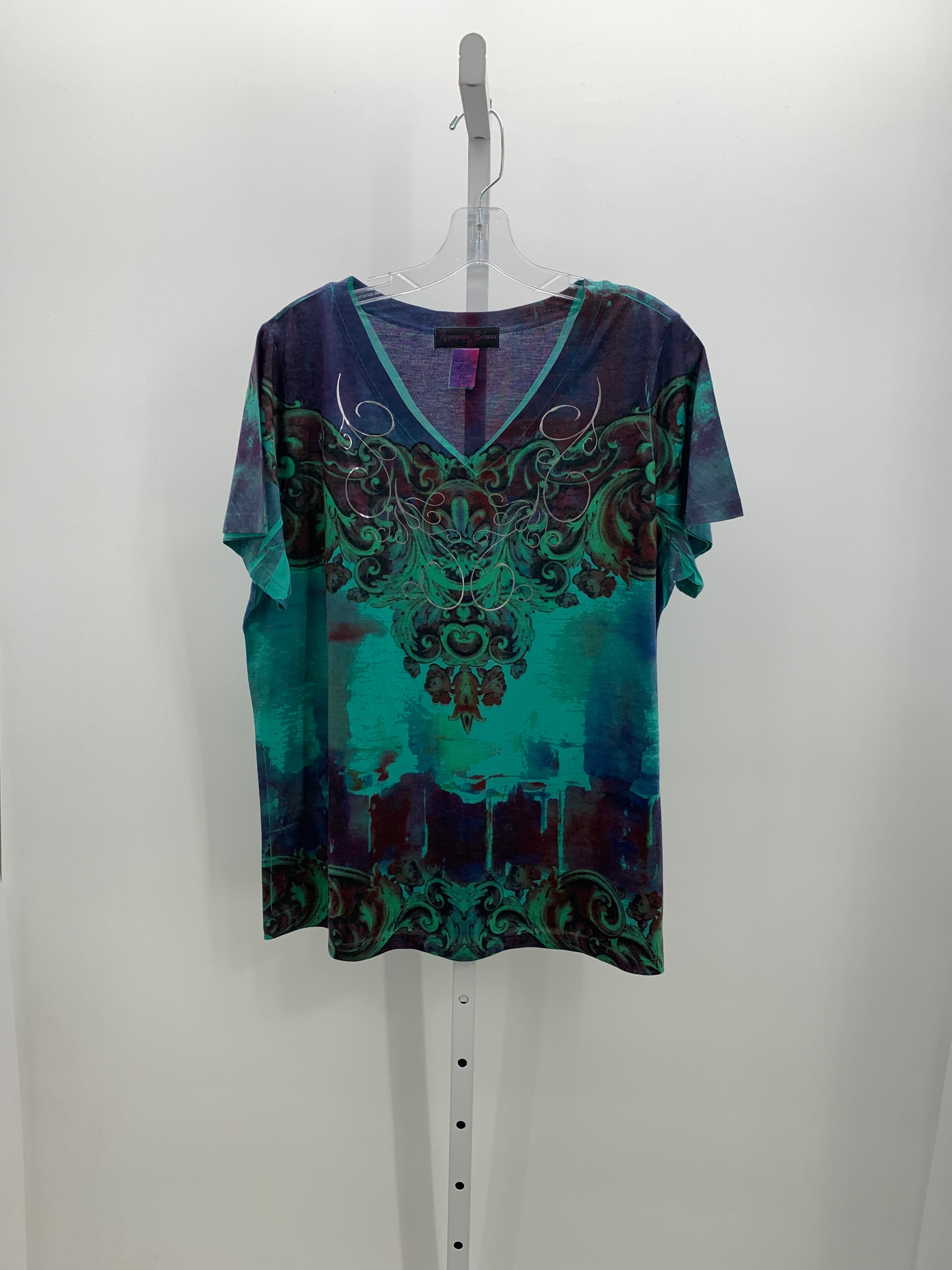 Appropriate Behavior Size 1X Womens Short Sleeve Shirt