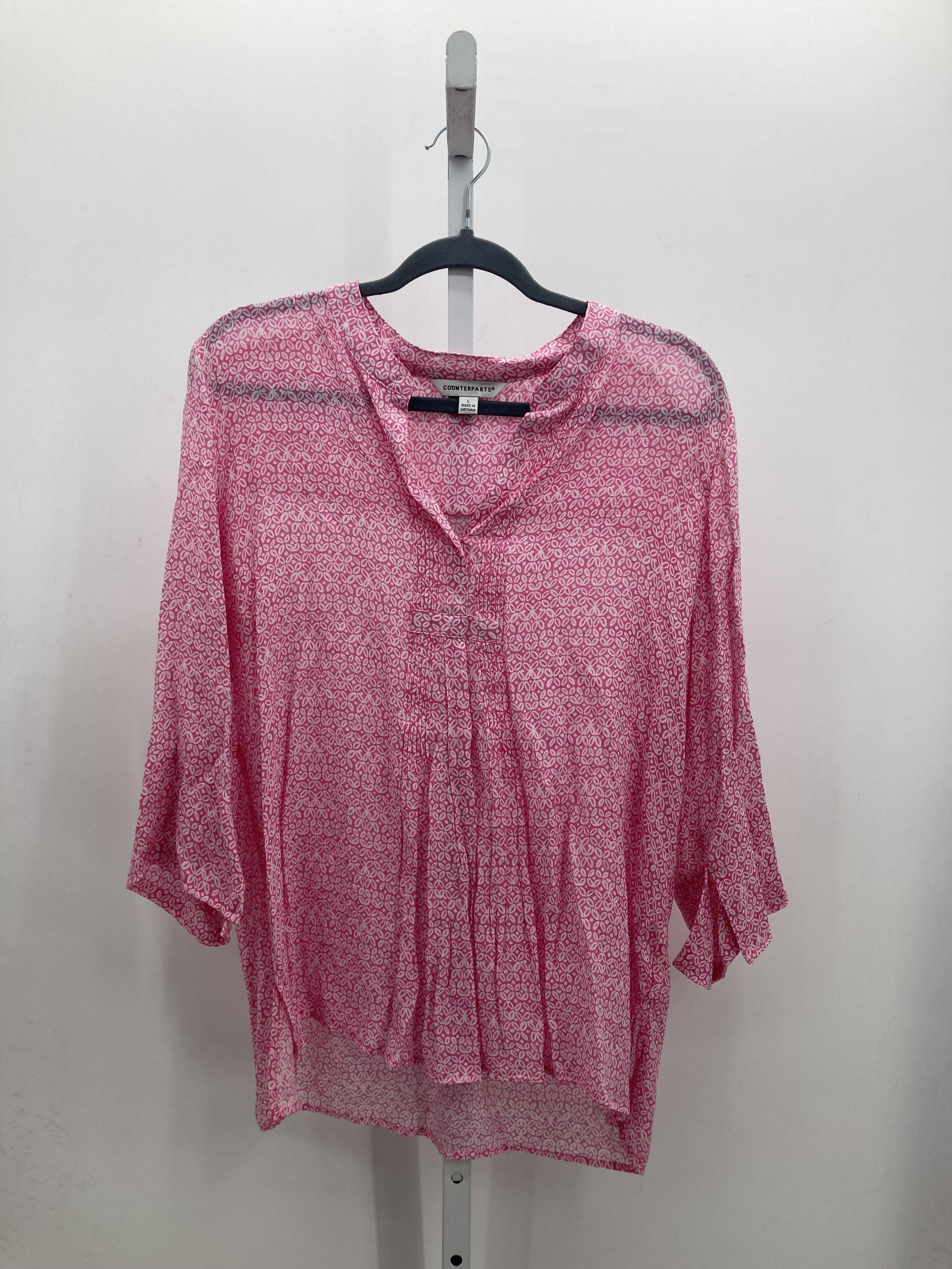 Counterparts Size Large Misses 3/4 Sleeve Shirt
