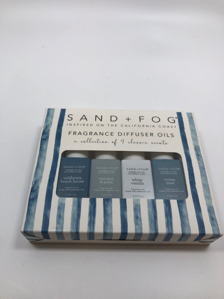 NIB SAND+FOG FRAGRANCE DIFFUSER OILS.