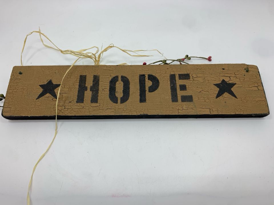 HOPE WOOD BLOCK W/PIP WIRE.