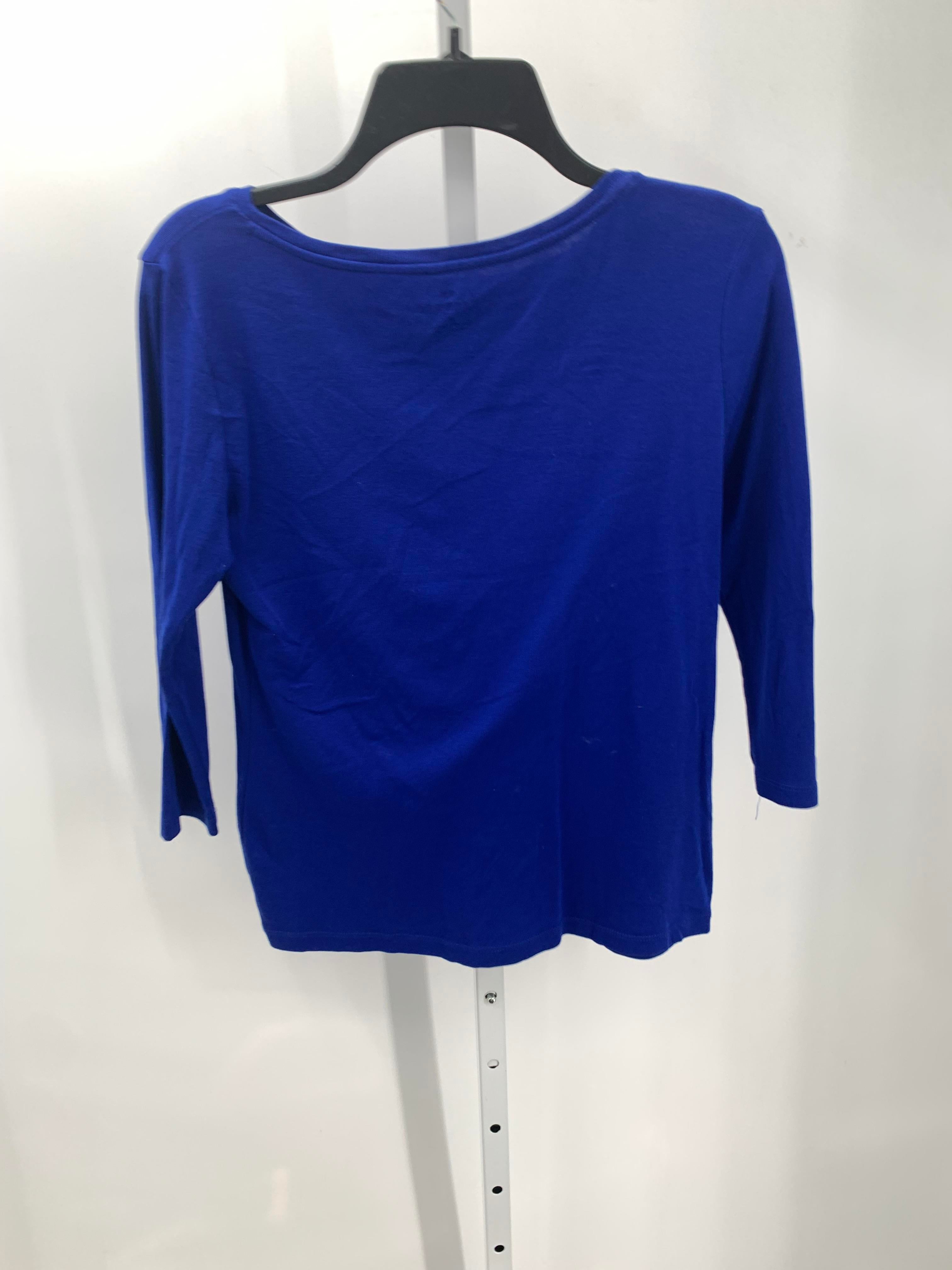 Talbots Size Medium Misses 3/4 Sleeve Shirt