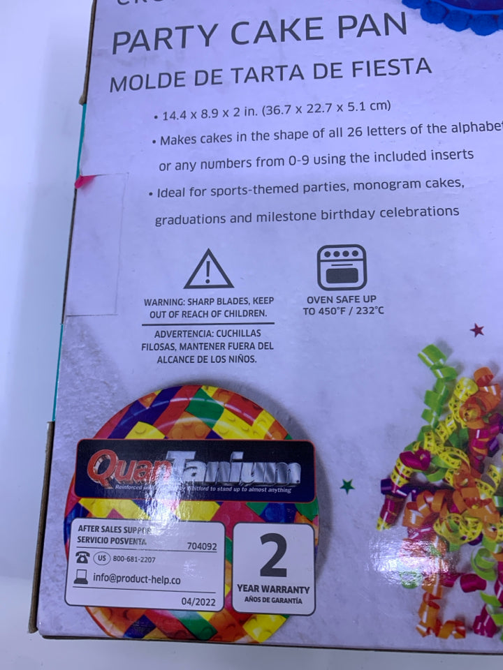 NIB PARTY CAKE PAN CROFTON.