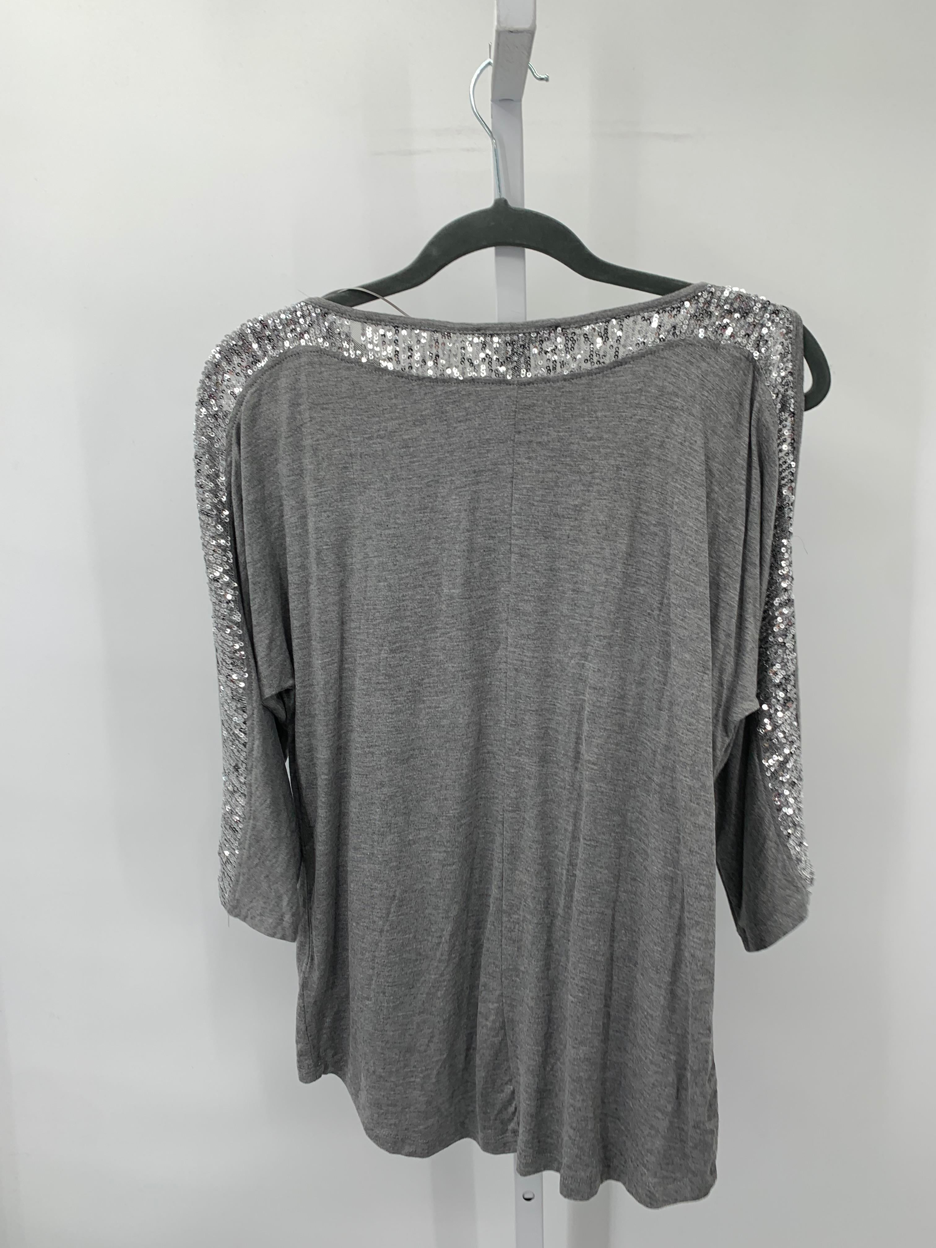 Cable & Gauge Size Small Misses 3/4 Sleeve Shirt