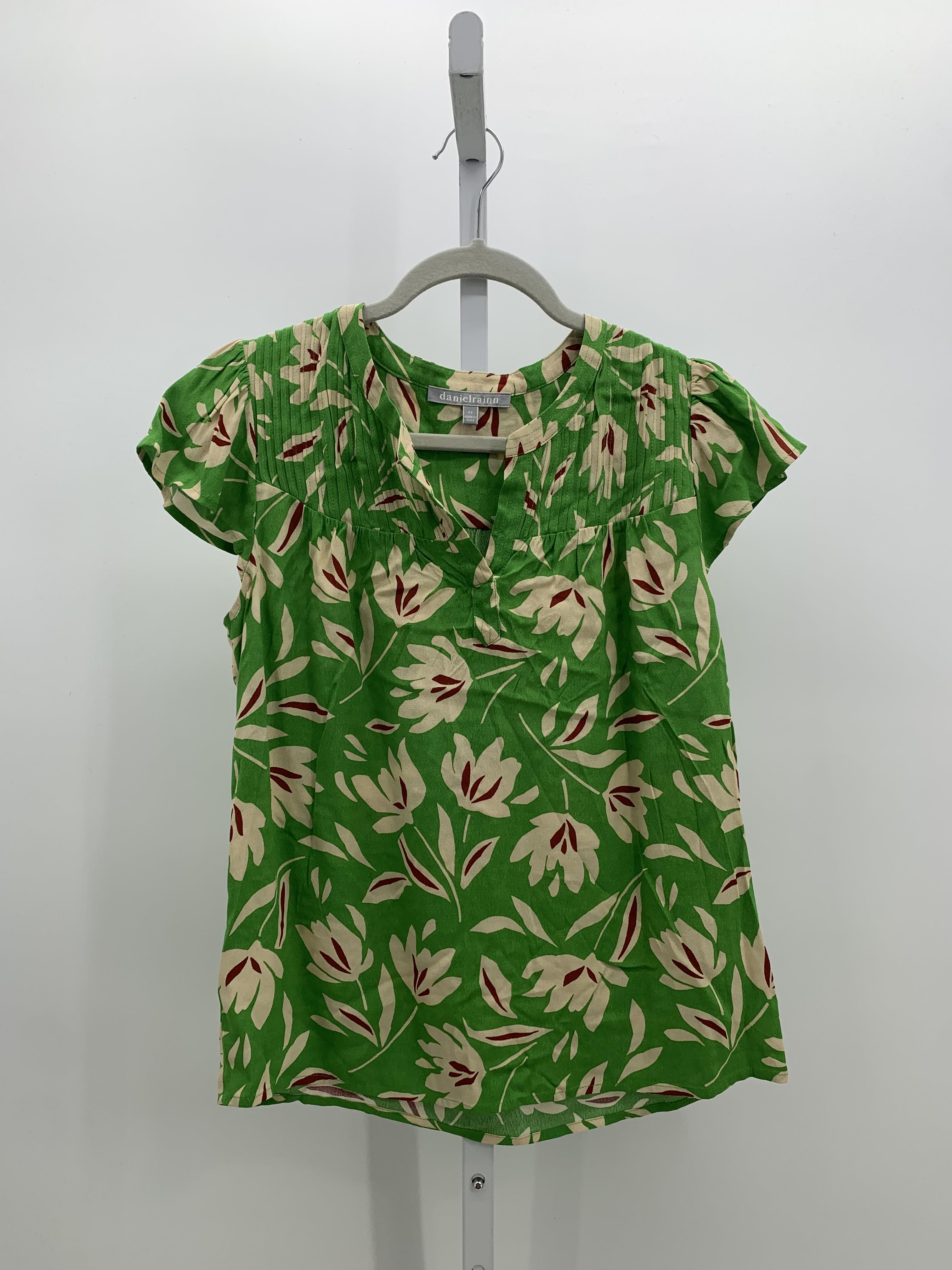 Daniel Rain Size Small Petite Petite Short Sleeve Shirt