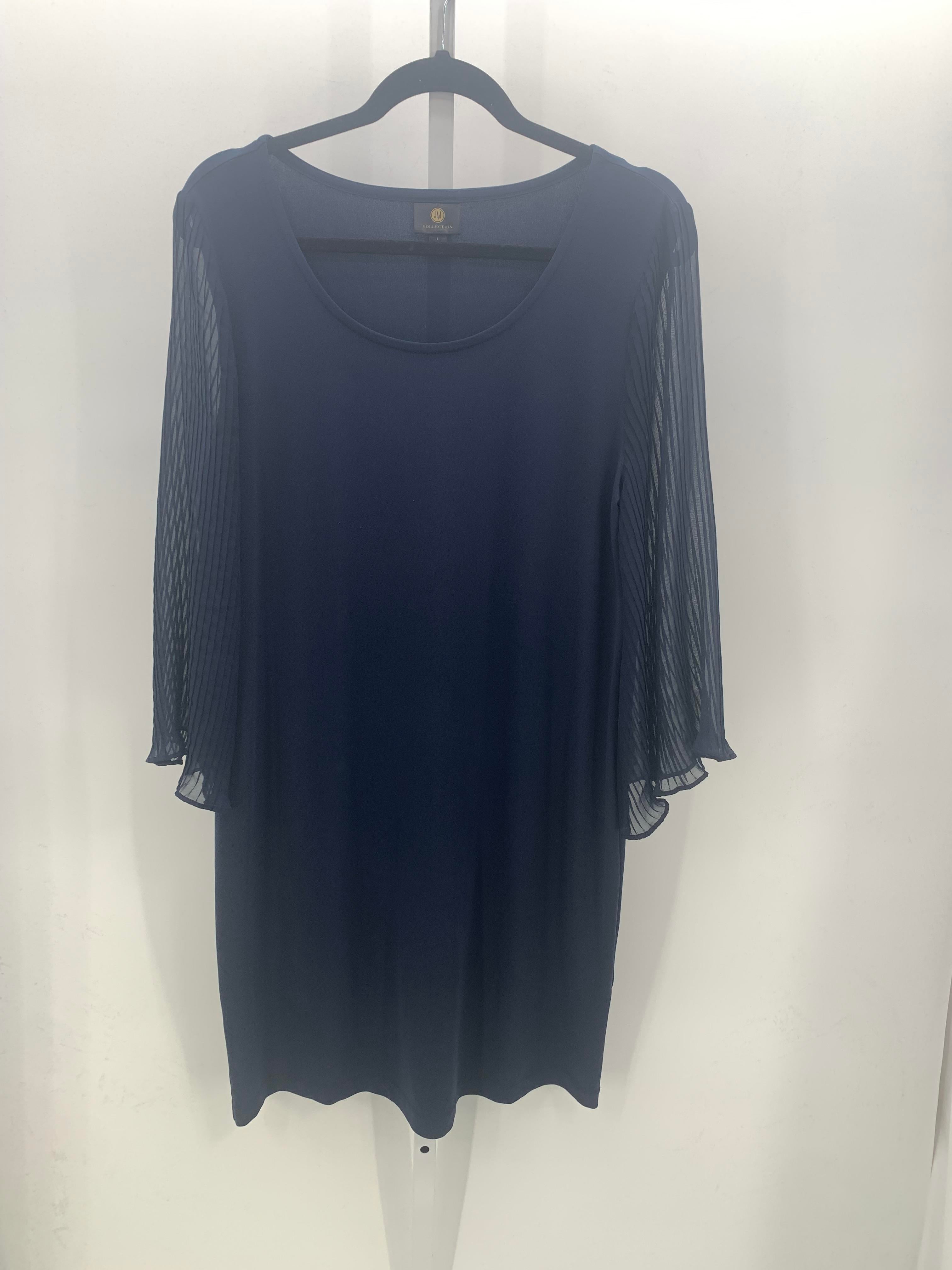 JM Collection Size Large Misses Long Sleeve Dress