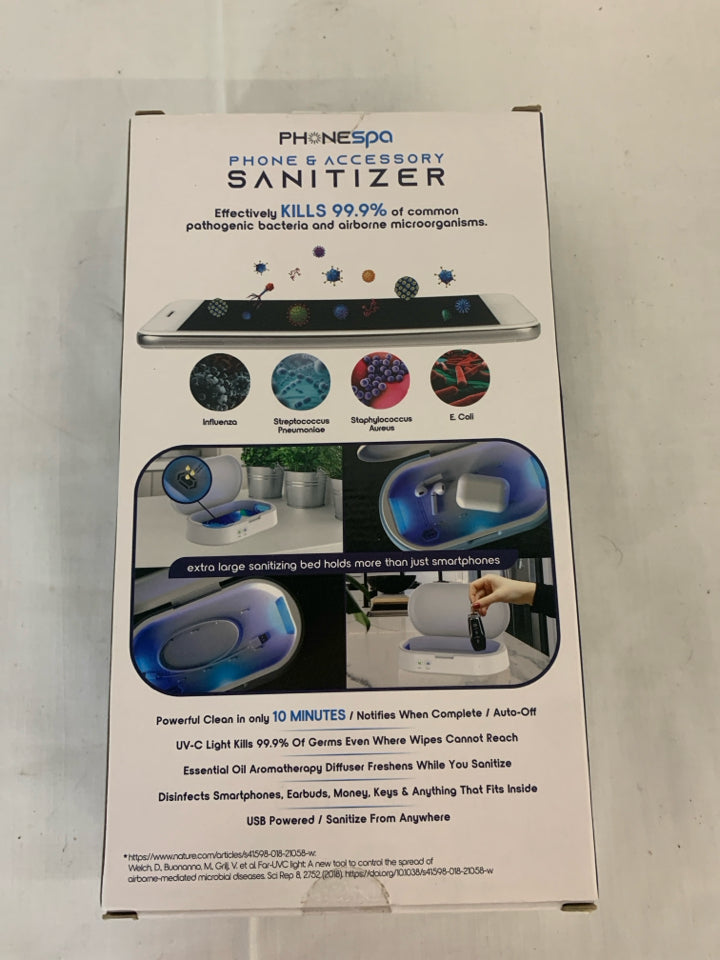 NIB PHONE SANITIZER.