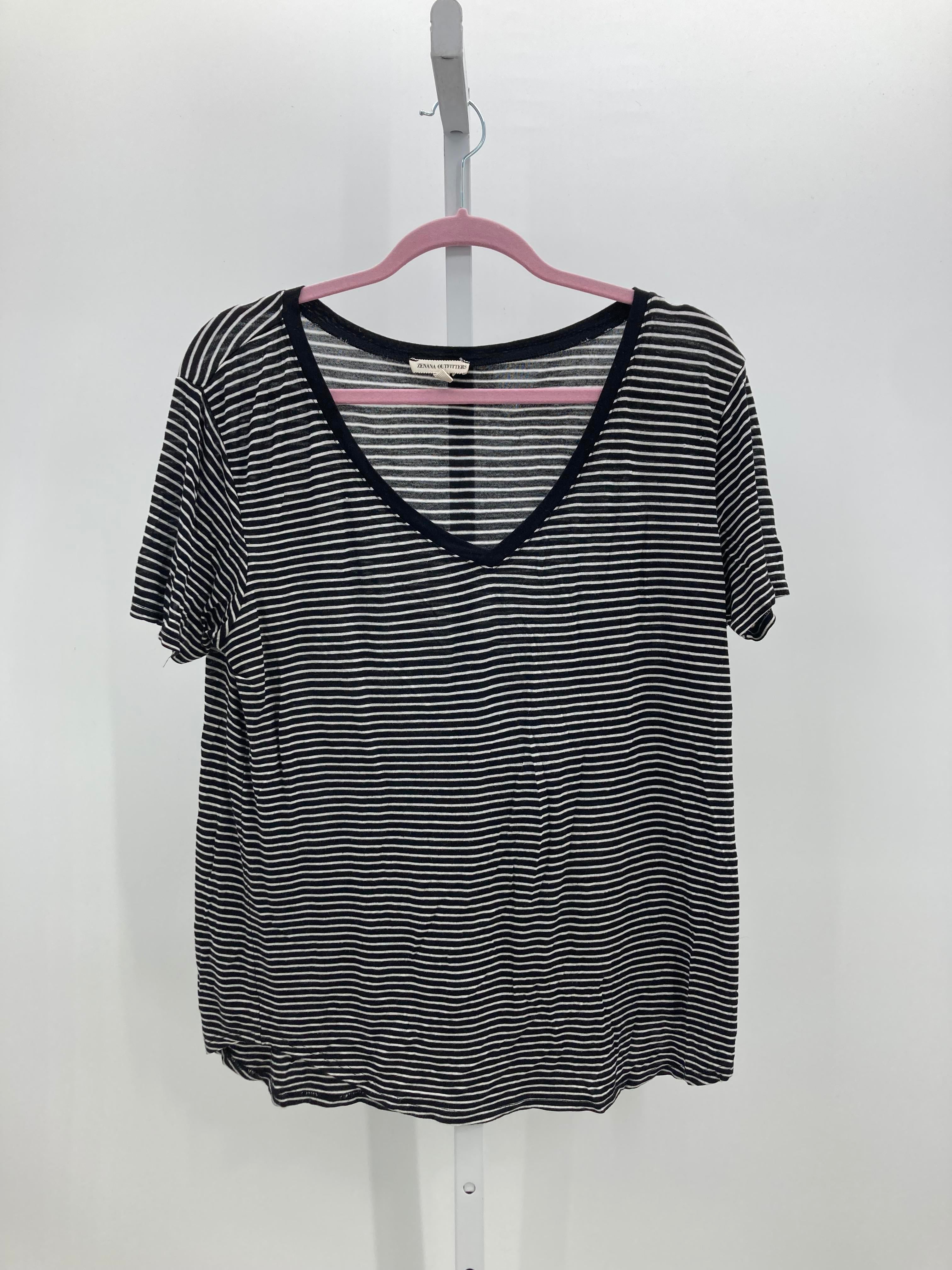 Zenana Size Large Misses Short Sleeve Shirt