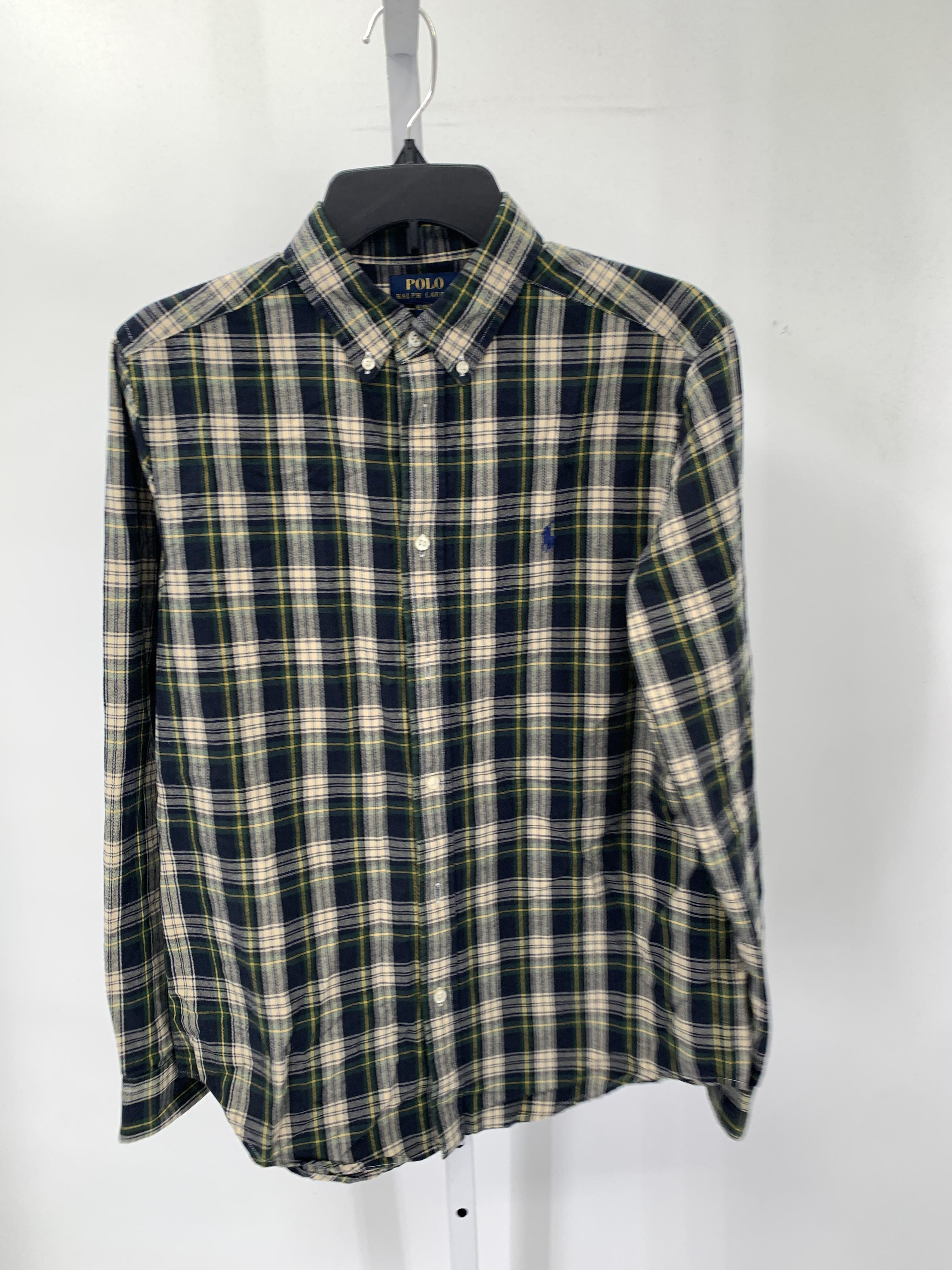 PLAID BTN DOWN
