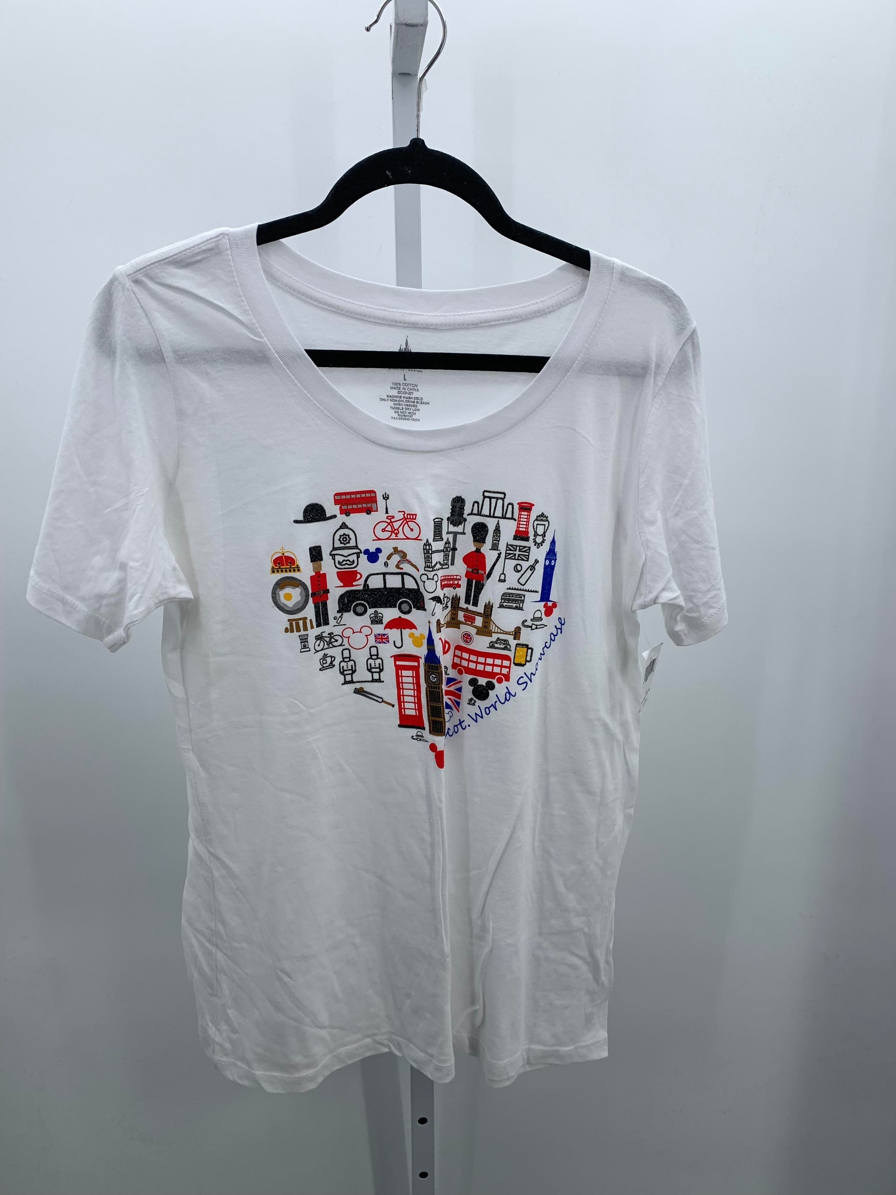 Disney Parks Size Large Misses Short Sleeve Shirt