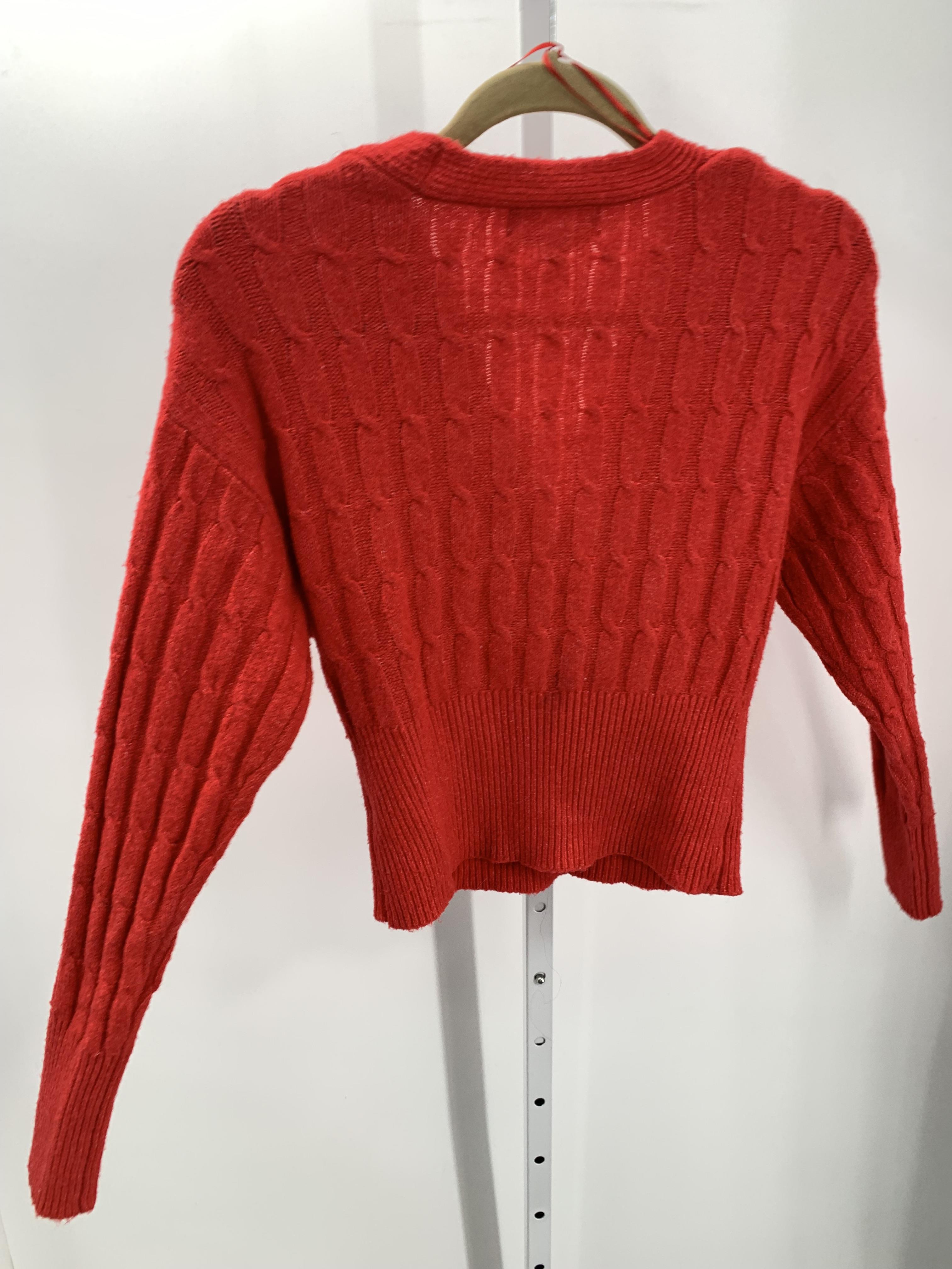 Pink Rose Size X Small Misses Long Slv Sweater