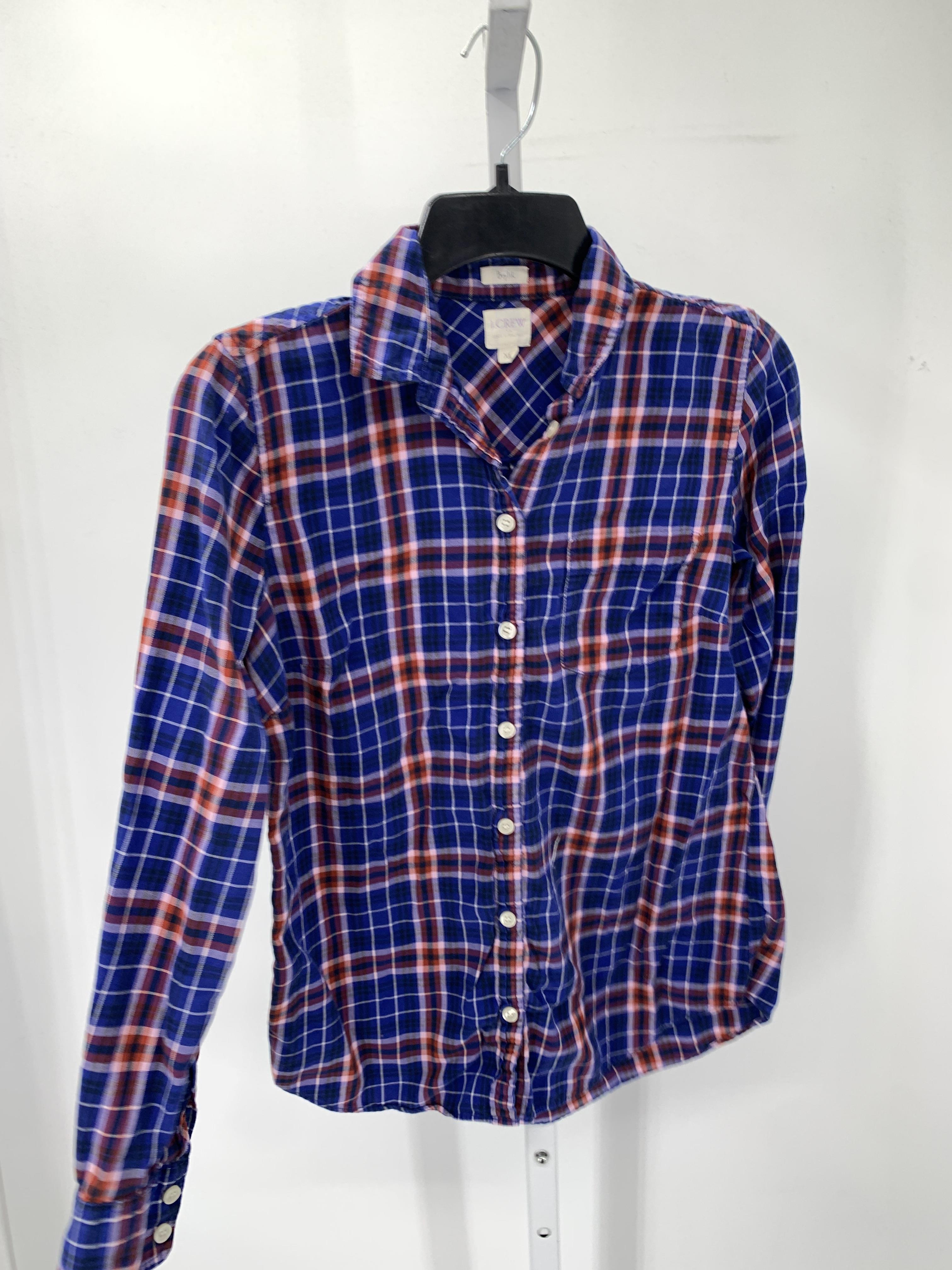 J. Crew Size X Small Misses Long Sleeve Shirt