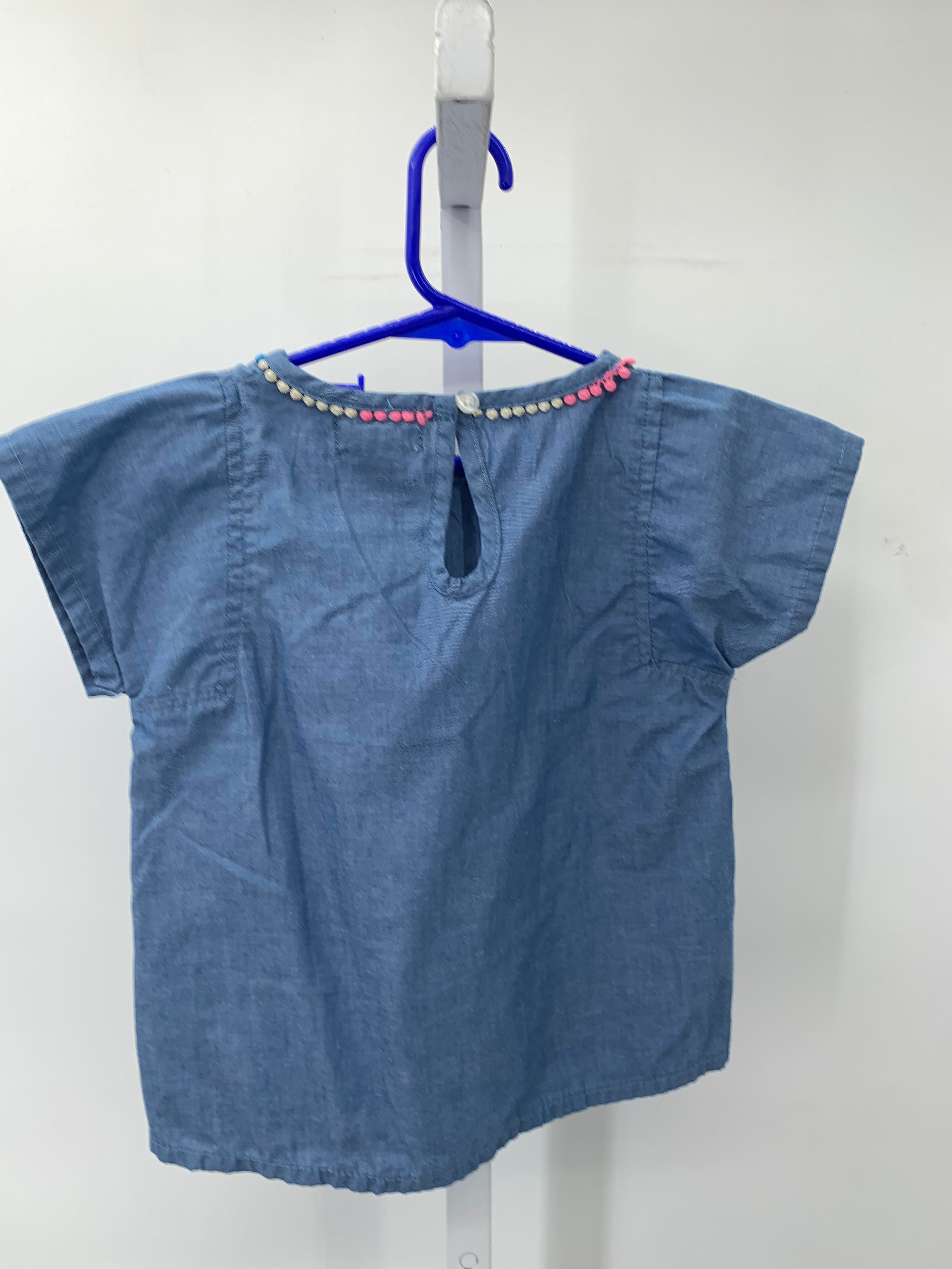 U.S. Polo Size 3T Girls Short Sleeve Shirt