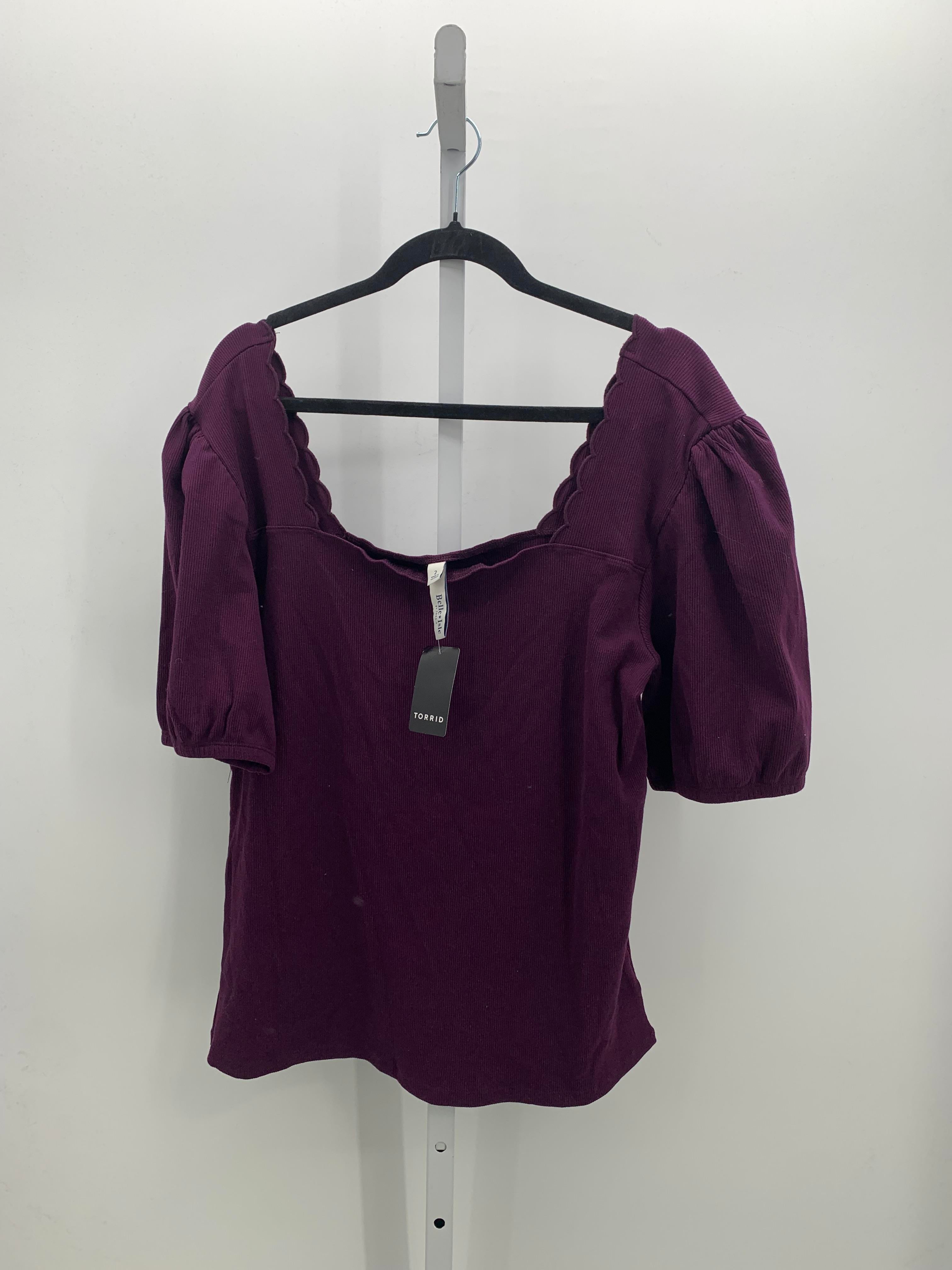 Torrid Size 2X Womens Short Sleeve Shirt