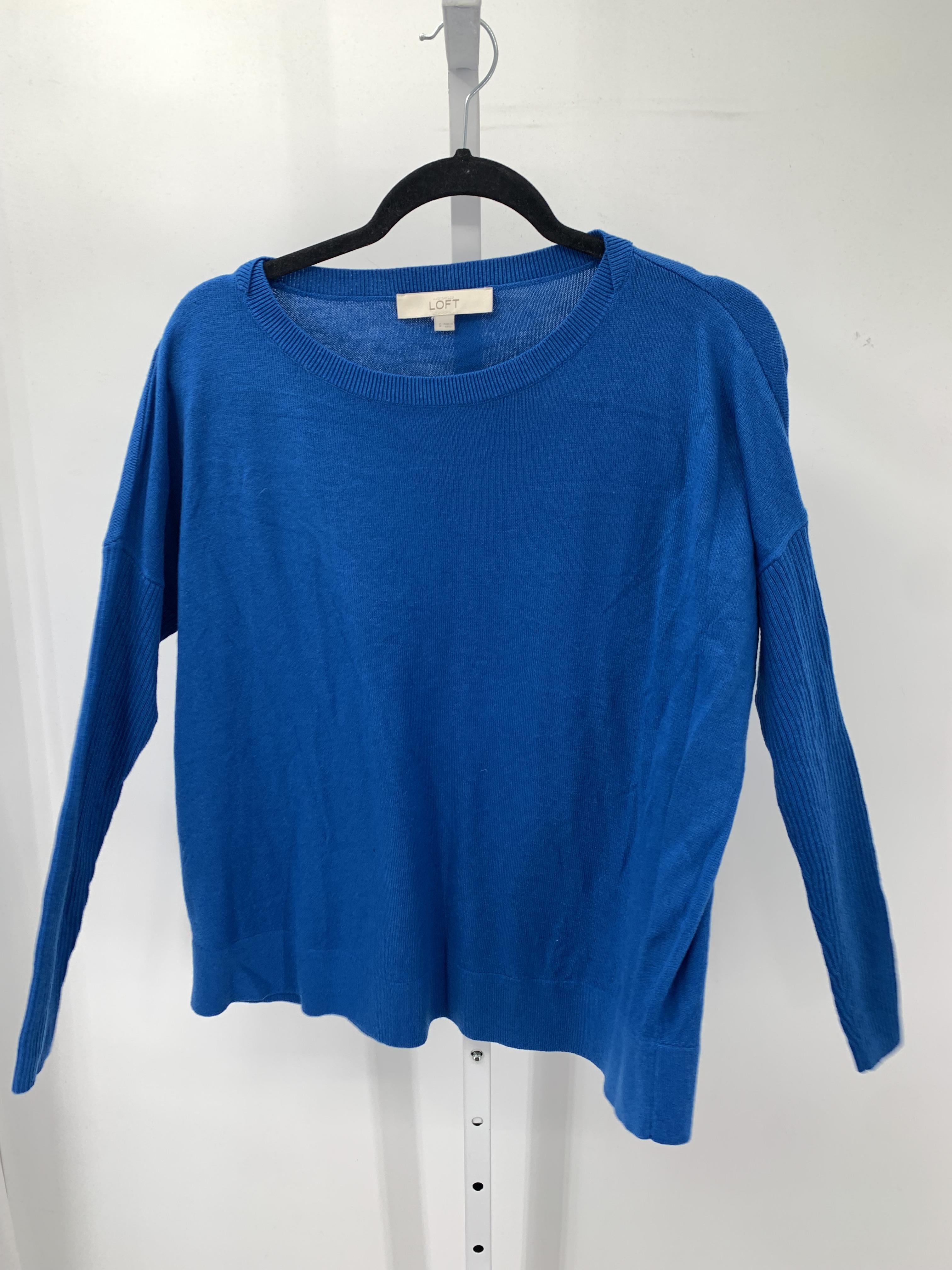 Loft Size Small Misses Long Slv Sweater