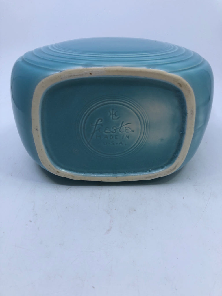 VTG TEAL FIESTA WARE PITCHER.