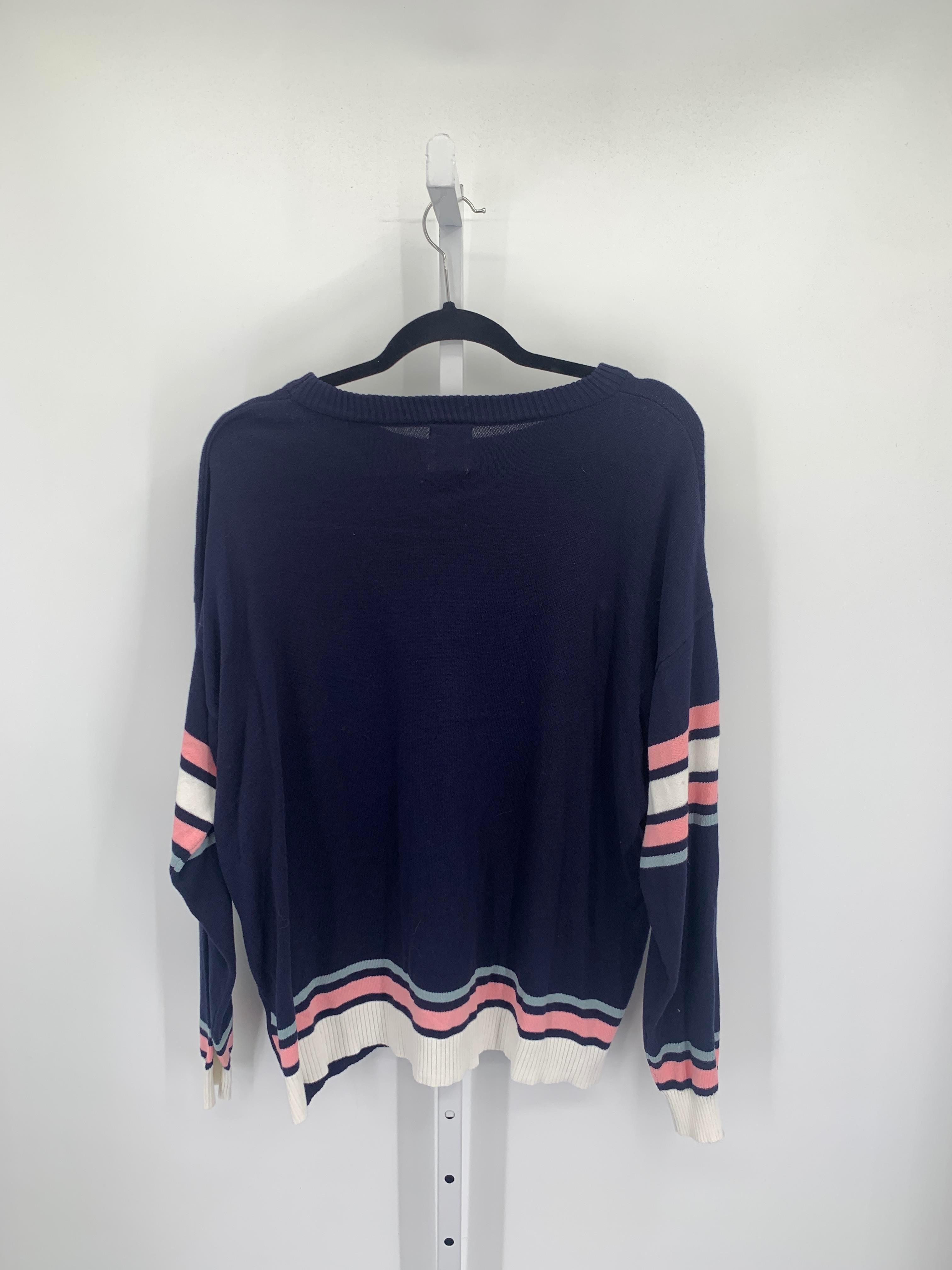 Size Extra Large Misses Long Slv Sweater