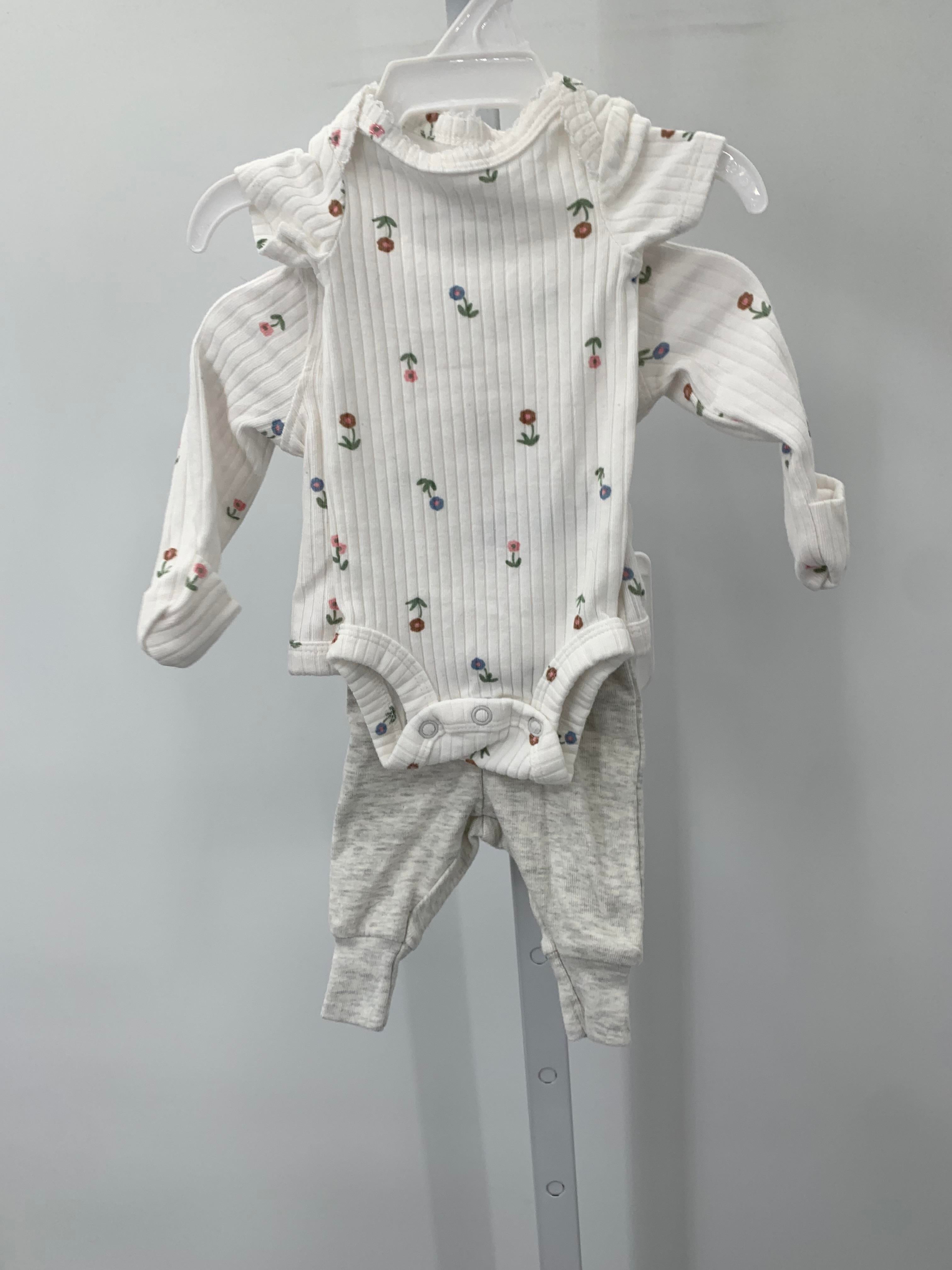 Carters Size Preemie Girls 3 Pieces