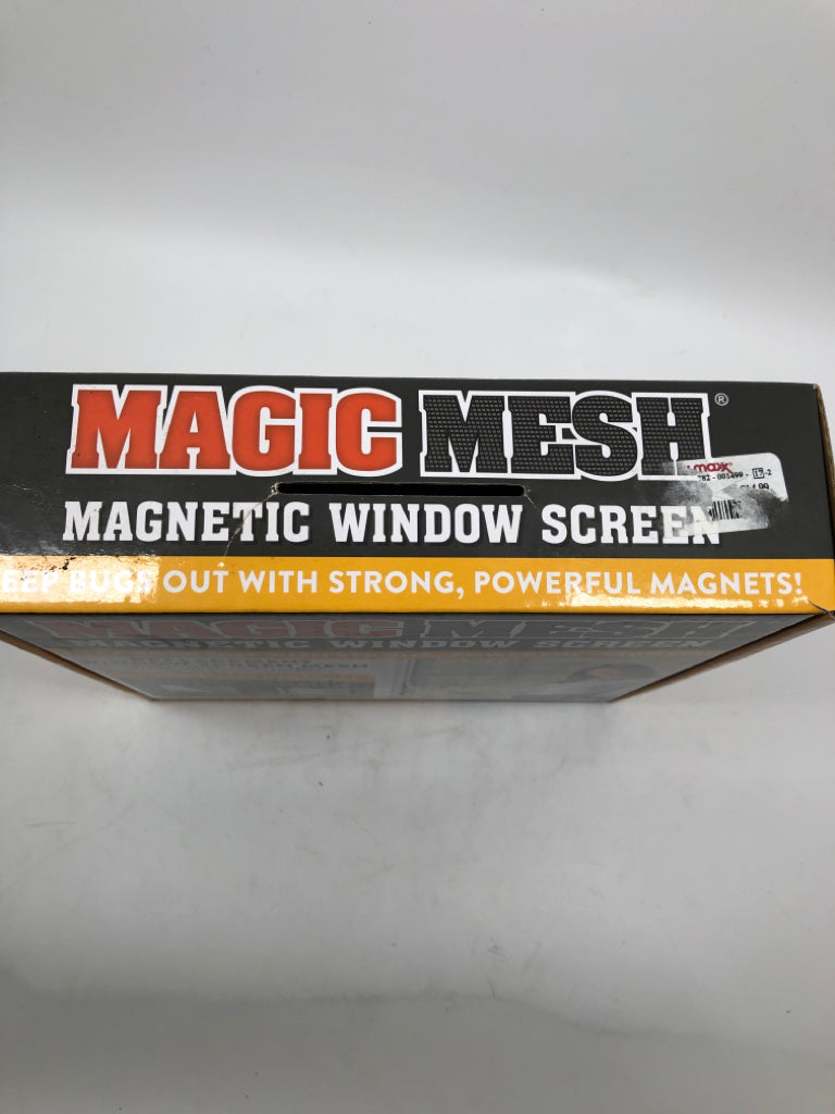 NIB MAGIC MESH WINDOW SCREEN.