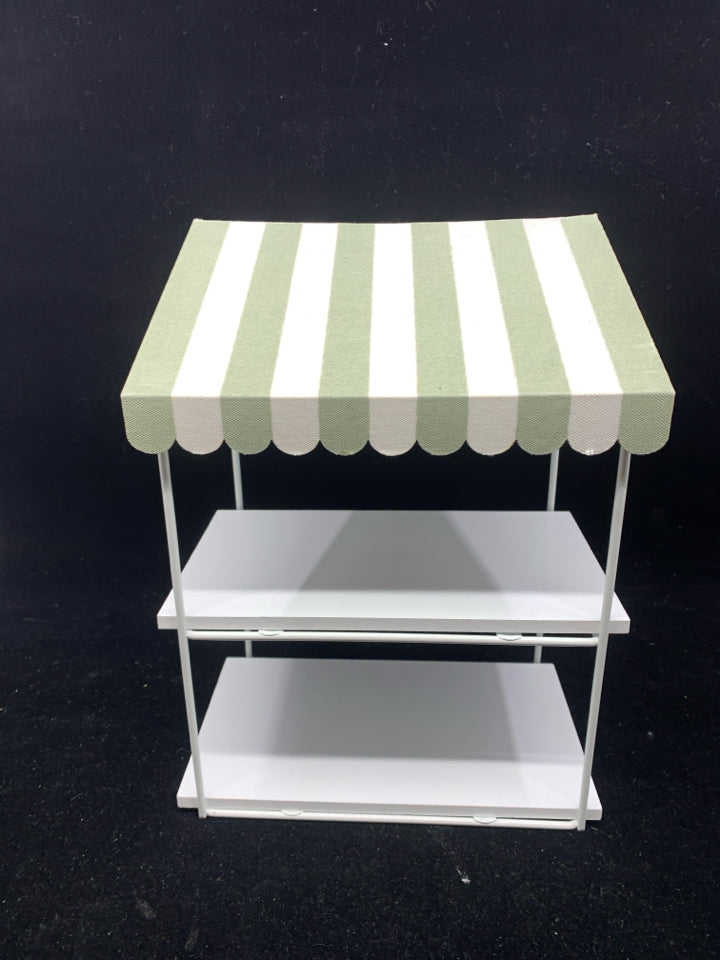 SMALL WHITE 2 TIER CADDY.