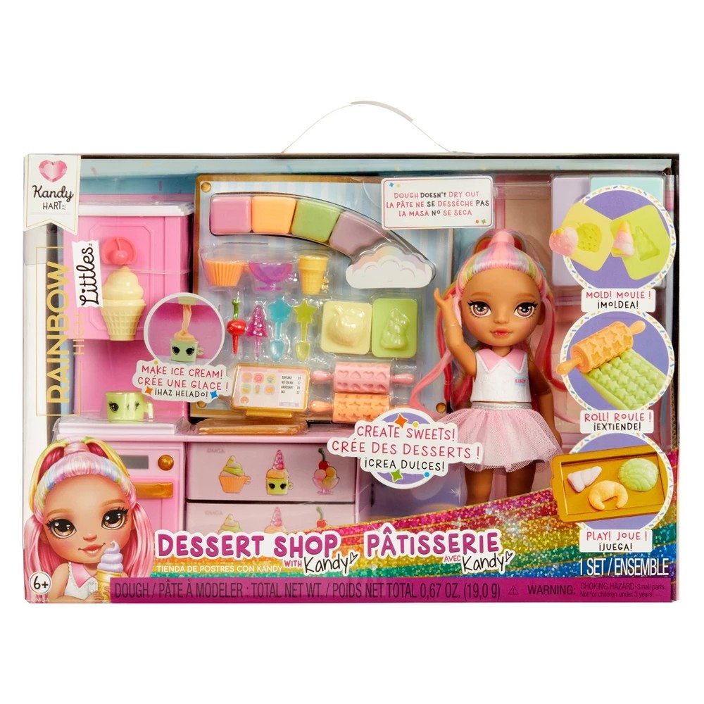 Rainbow High Littles - Dessert Shop with Kandy Playset -